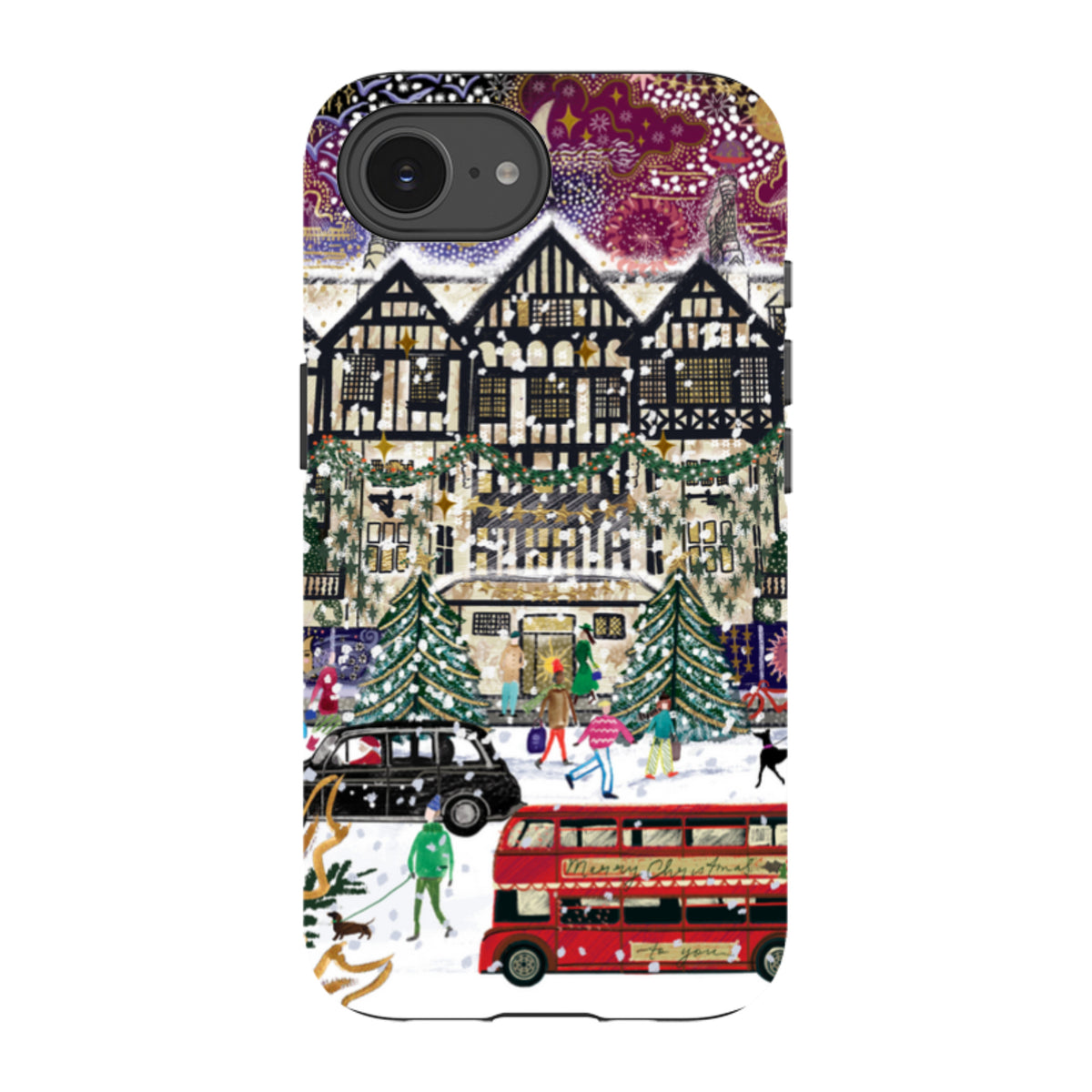 iPhone Tough Case - Christmas In London By Emma Frances Grant