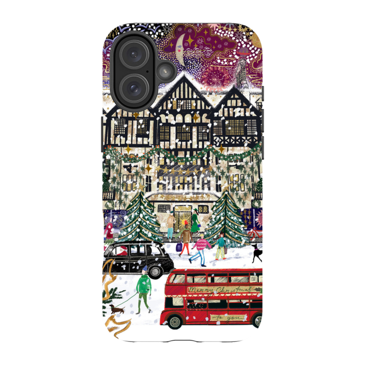 iPhone Tough Case - Christmas In London By Emma Frances Grant