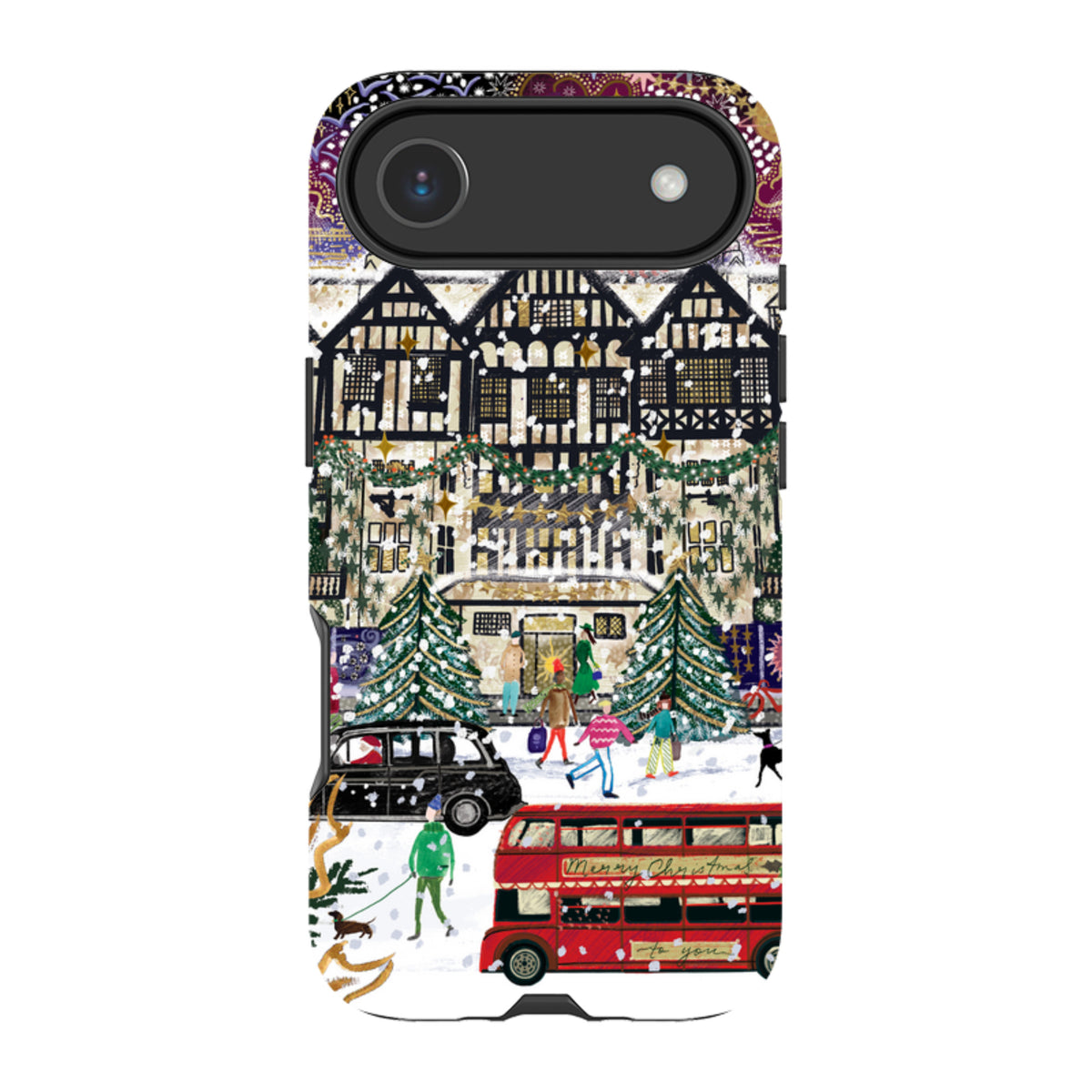 iPhone Tough Case - Christmas In London By Emma Frances Grant