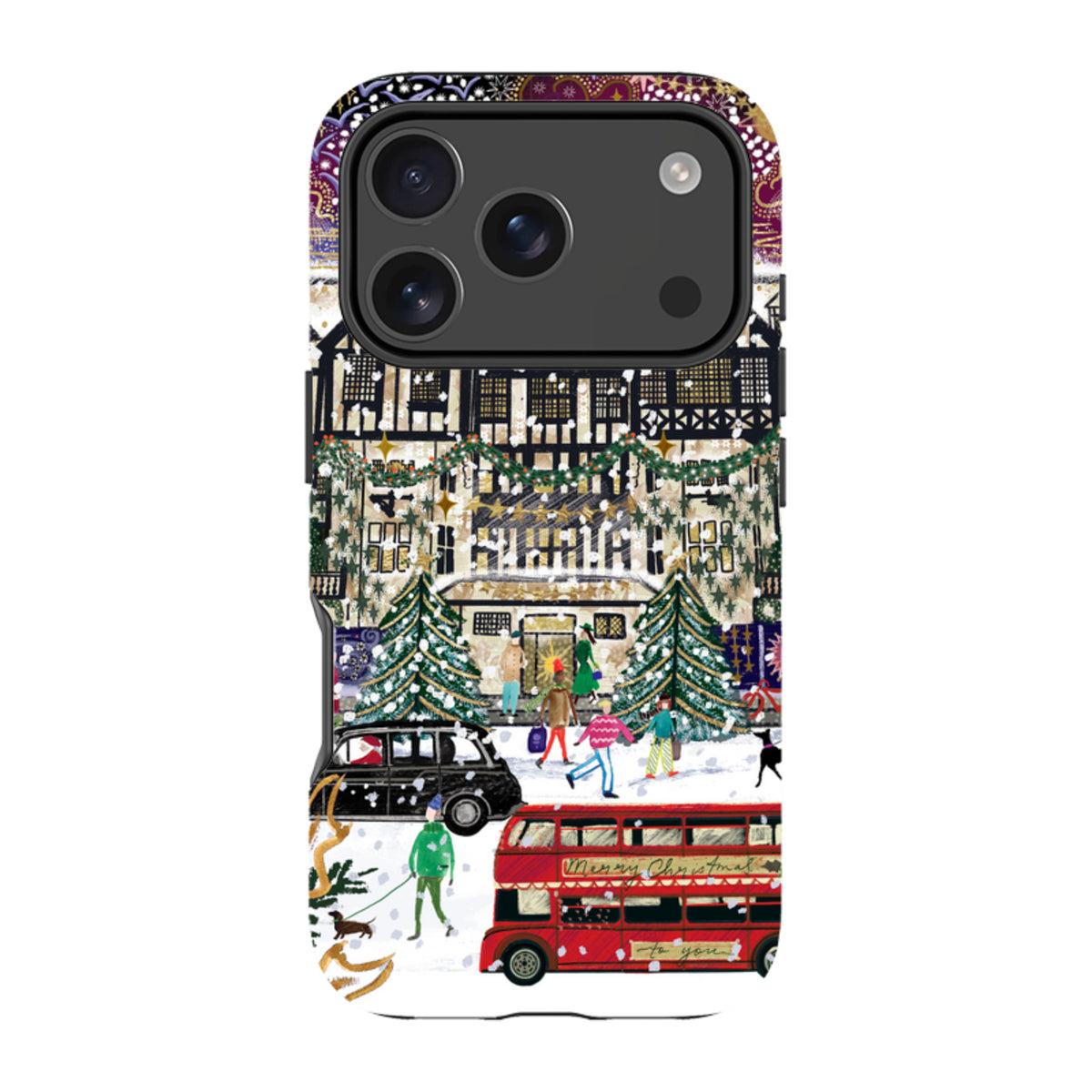 iPhone Tough Case - Christmas In London By Emma Frances Grant