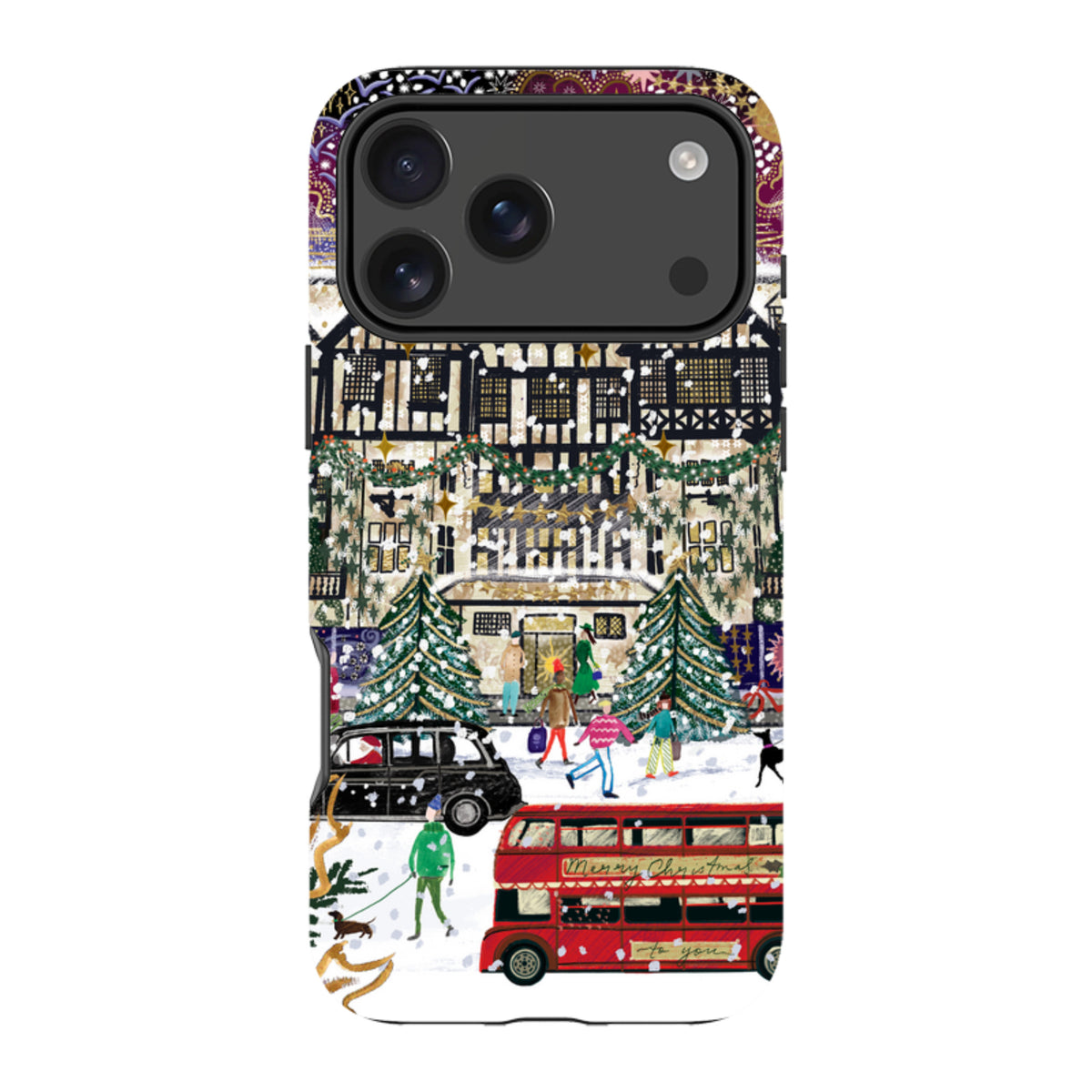 iPhone Tough Case - Christmas In London By Emma Frances Grant