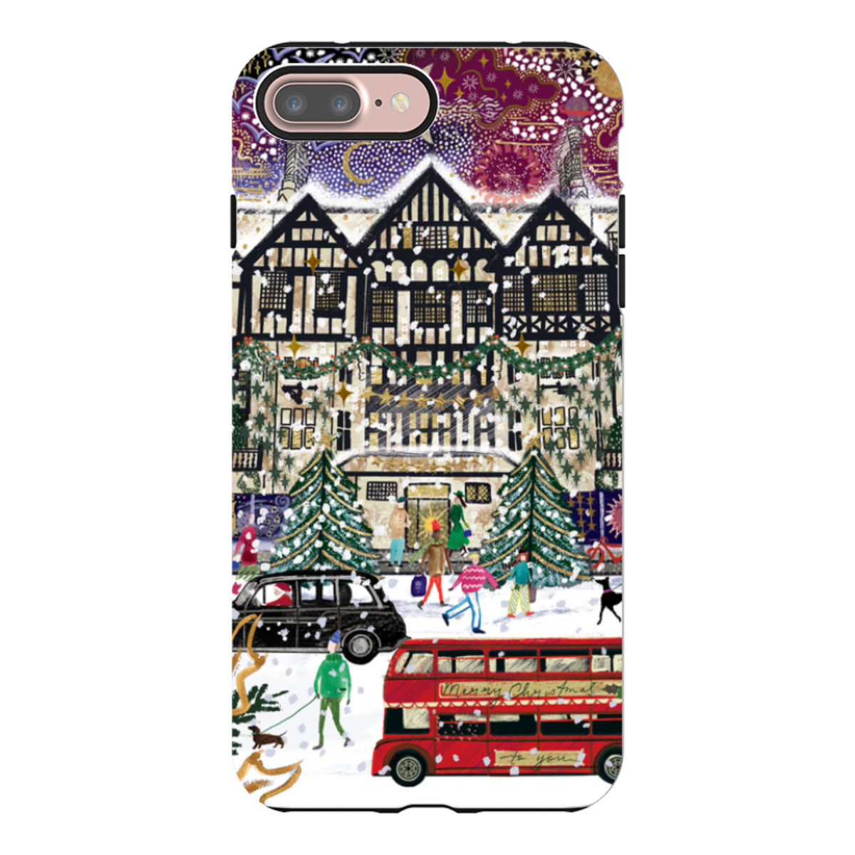 iPhone Tough Case - Christmas In London By Emma Frances Grant