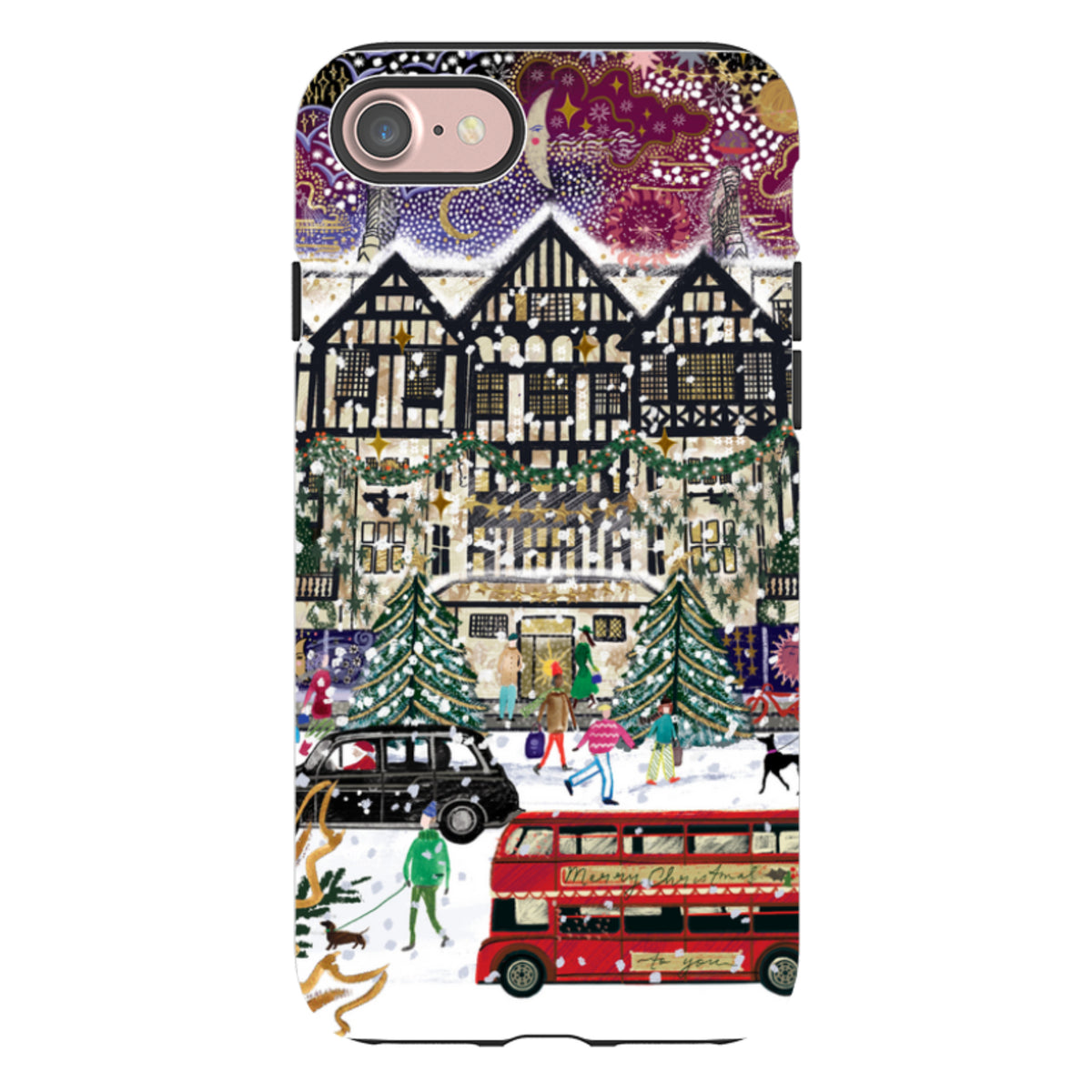 iPhone Tough Case - Christmas In London By Emma Frances Grant