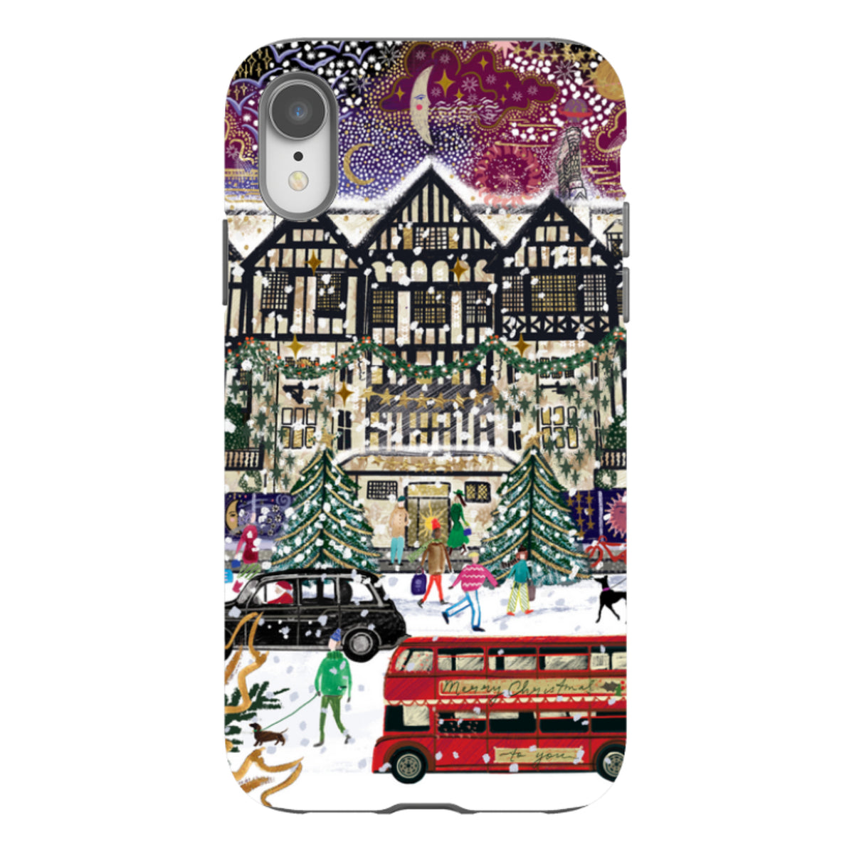 iPhone Tough Case - Christmas In London By Emma Frances Grant