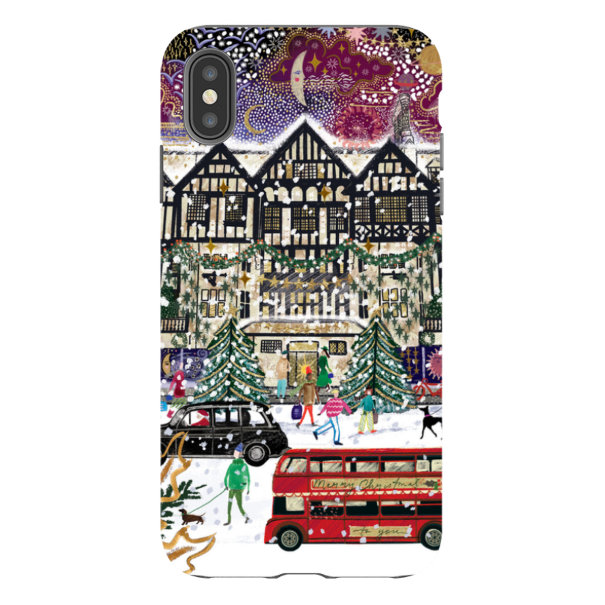 iPhone Tough Case - Christmas In London By Emma Frances Grant