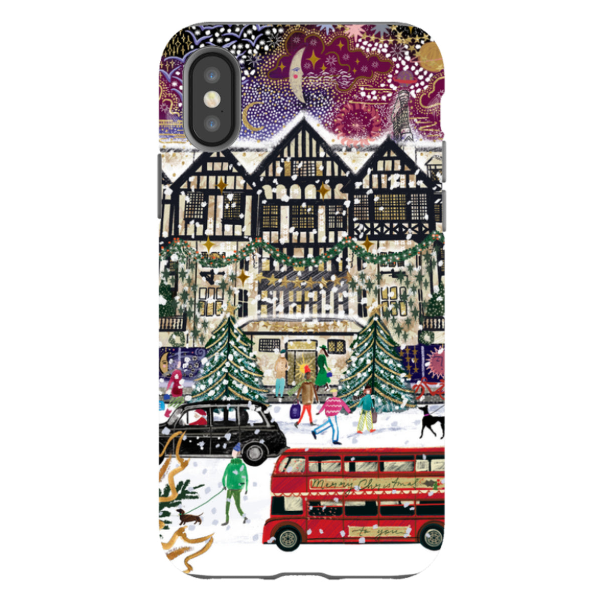 iPhone Tough Case - Christmas In London By Emma Frances Grant