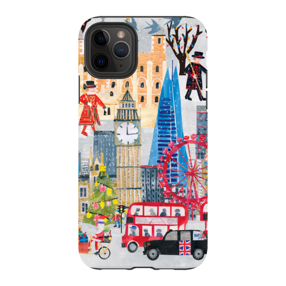 iPhone Tough Case - Christmas In London By Tracey English