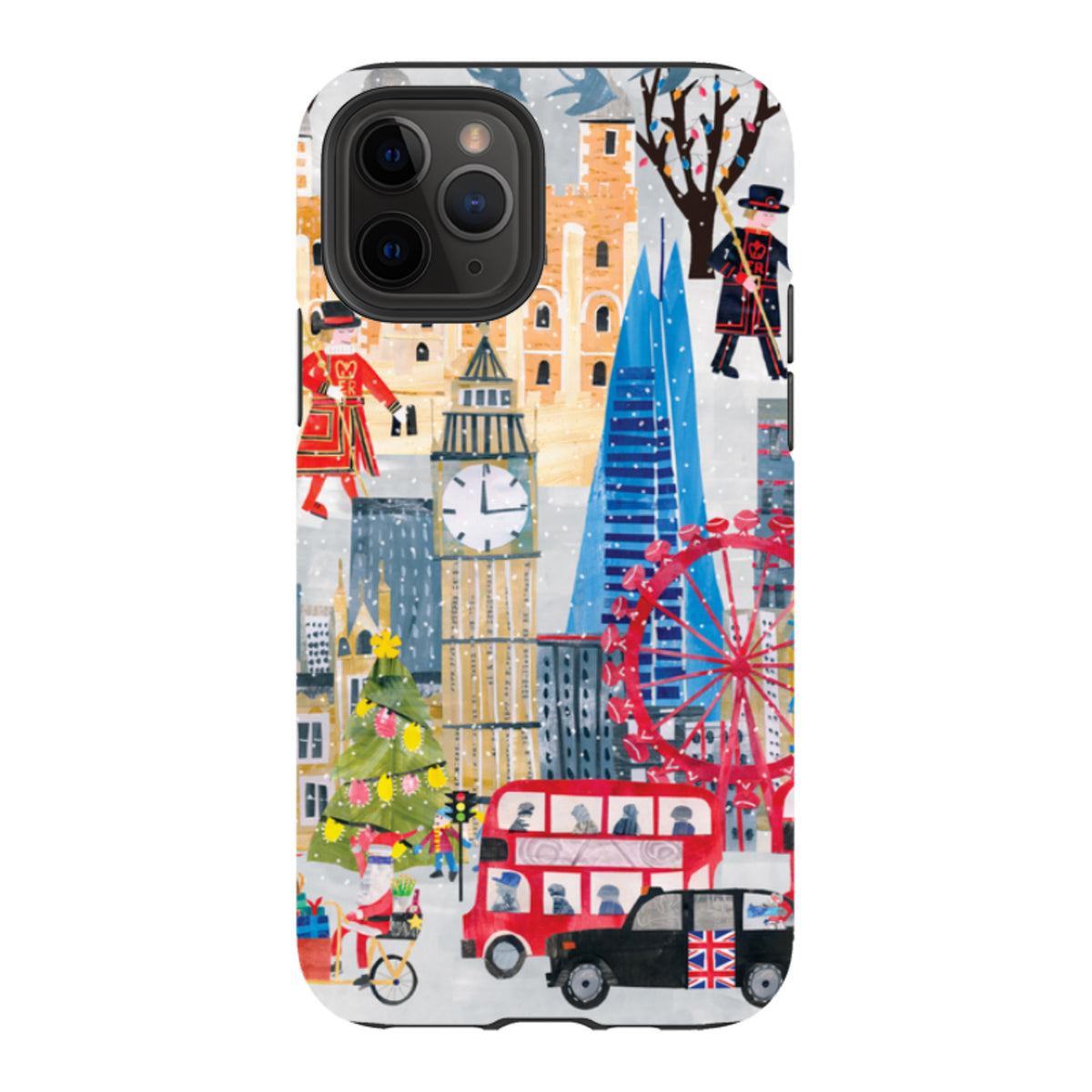 iPhone Tough Case - Christmas In London By Tracey English