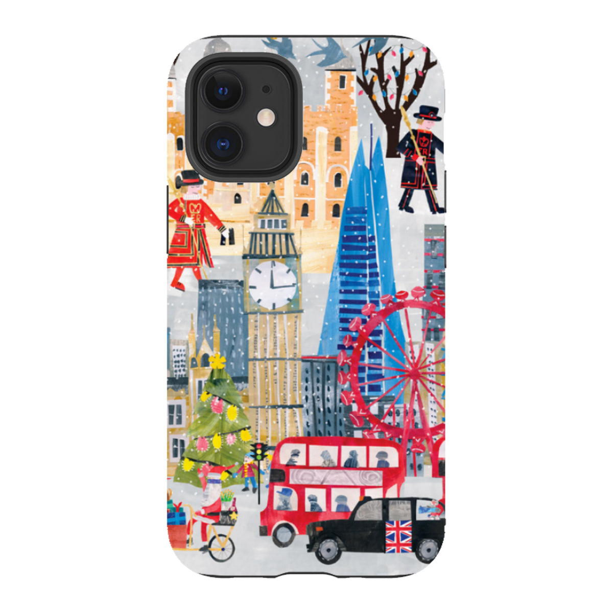 iPhone Tough Case - Christmas In London By Tracey English