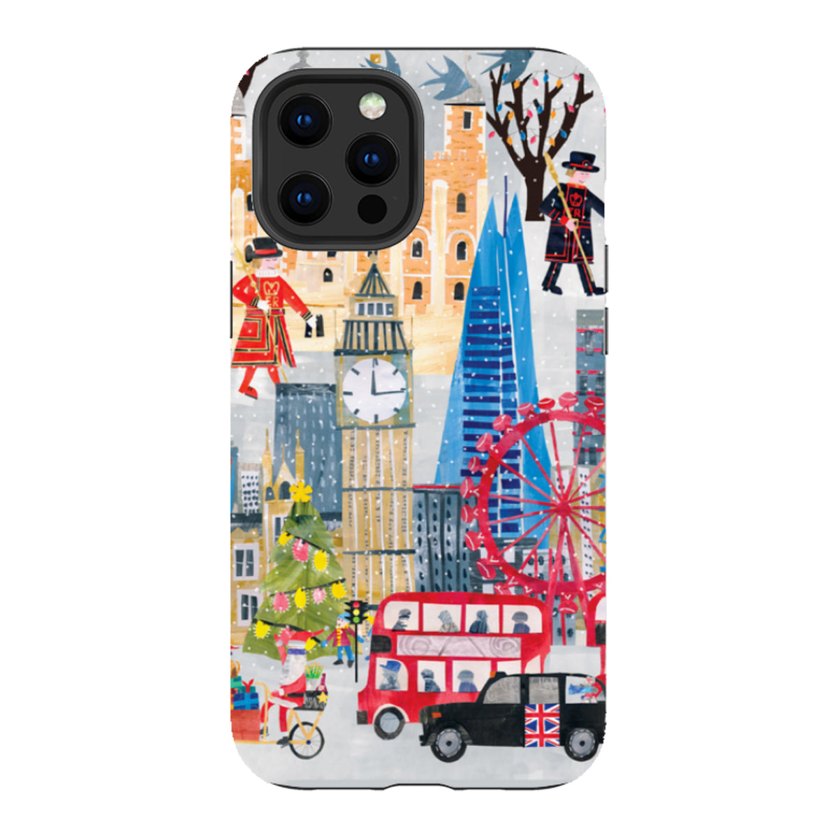 iPhone Tough Case - Christmas In London By Tracey English