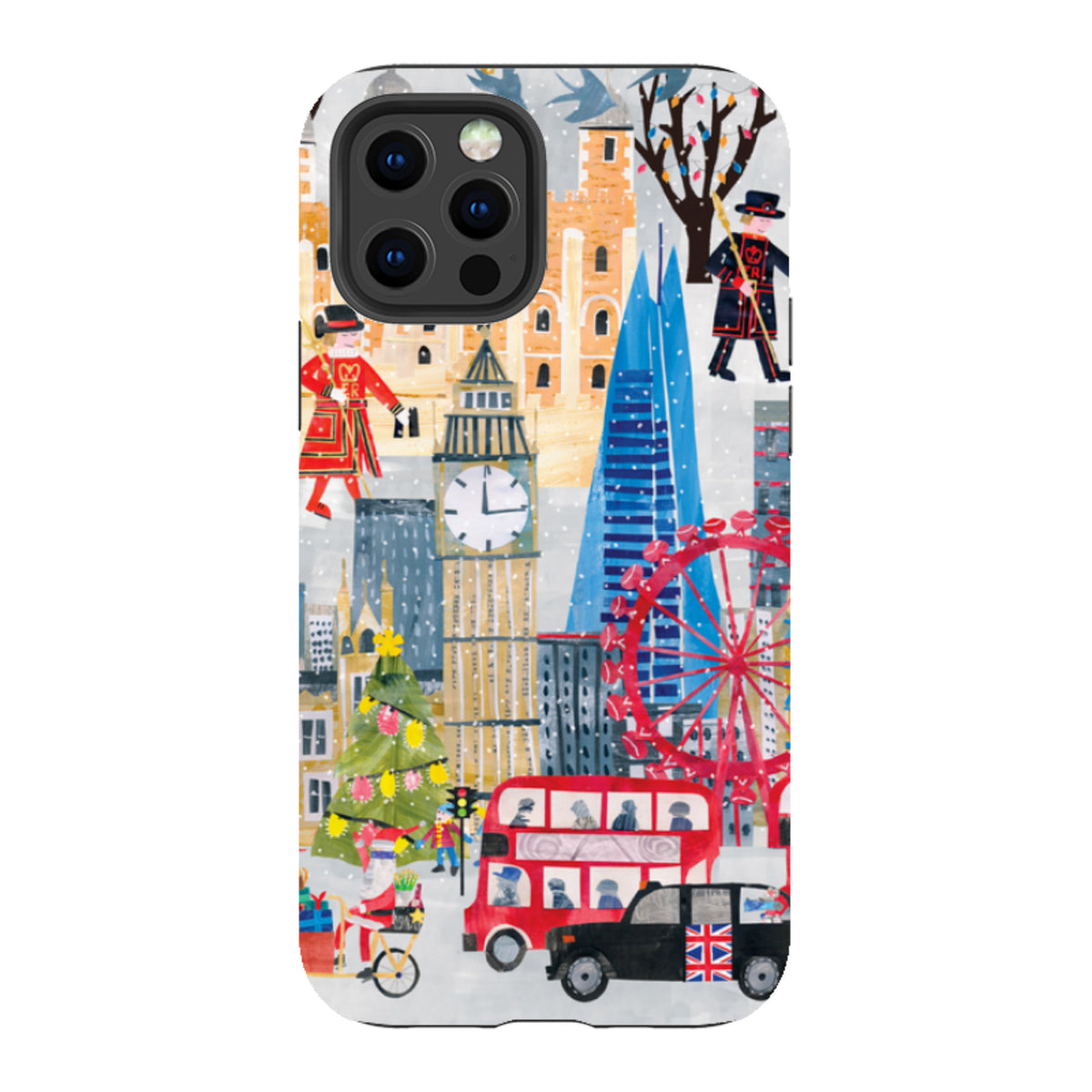 iPhone Tough Case - Christmas In London By Tracey English