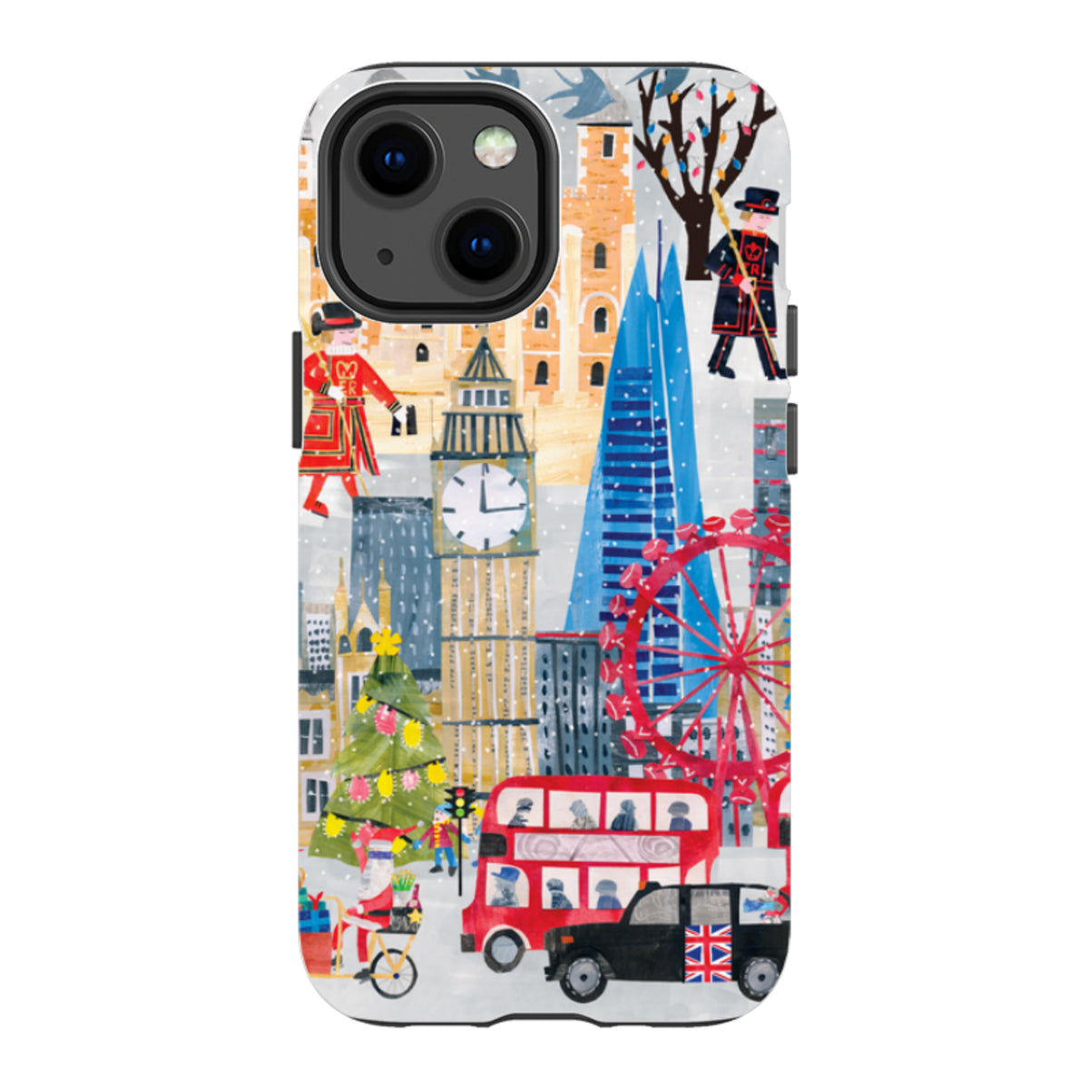 iPhone Tough Case - Christmas In London By Tracey English