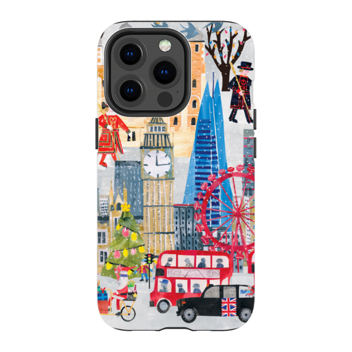 iPhone Tough Case - Christmas In London By Tracey English