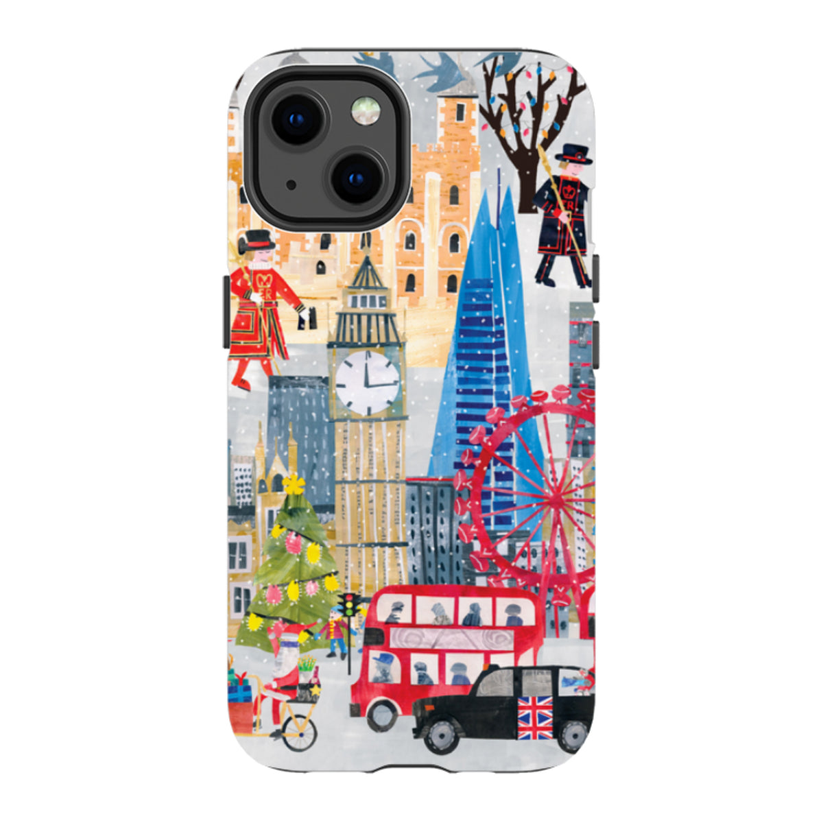 iPhone Tough Case - Christmas In London By Tracey English