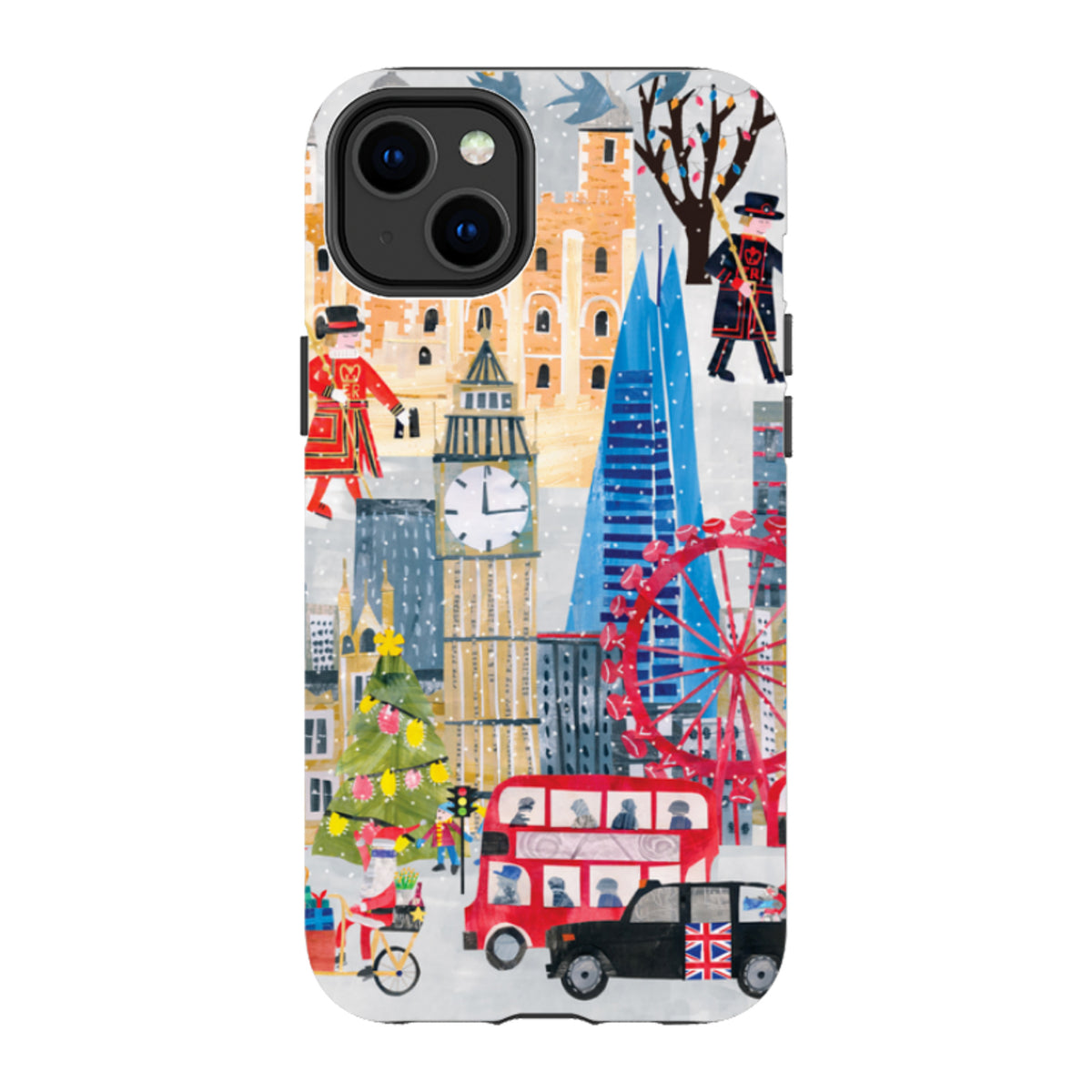 iPhone Tough Case - Christmas In London By Tracey English
