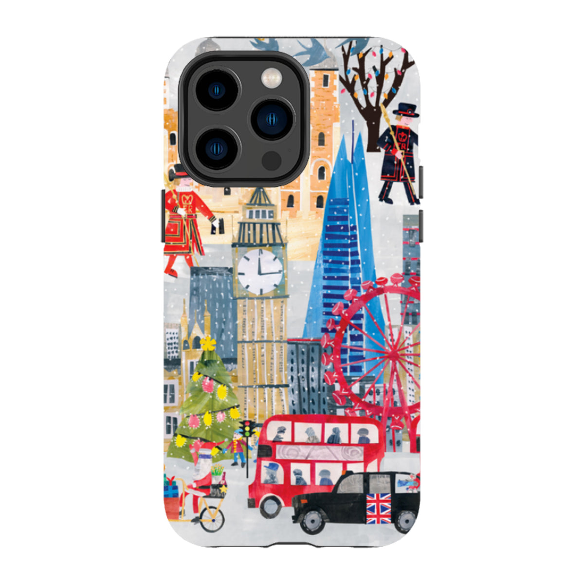 iPhone Tough Case - Christmas In London By Tracey English