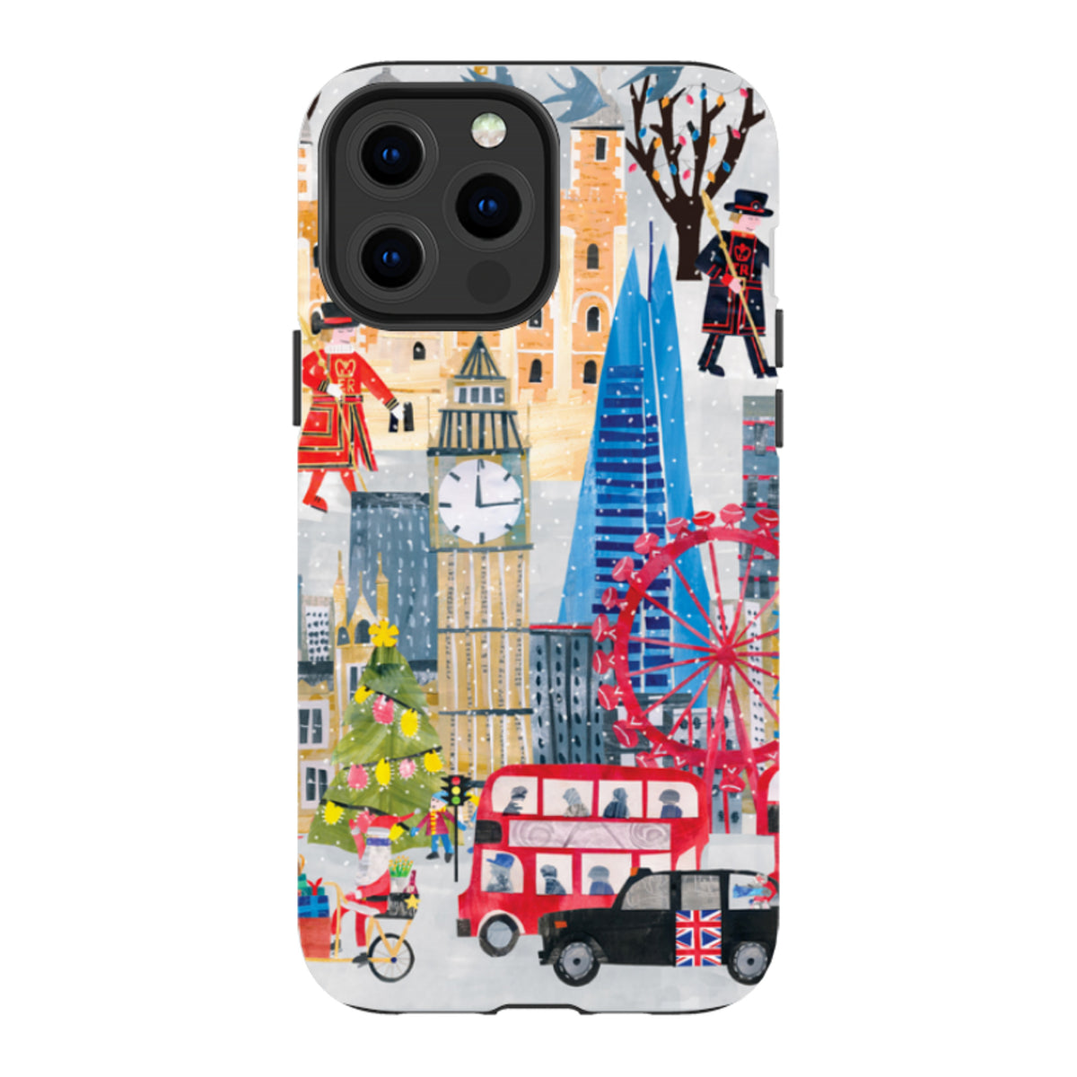 iPhone Tough Case - Christmas In London By Tracey English