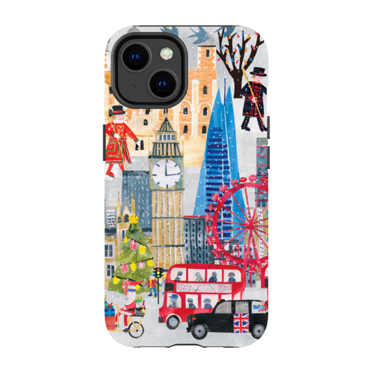 iPhone Tough Case - Christmas In London By Tracey English