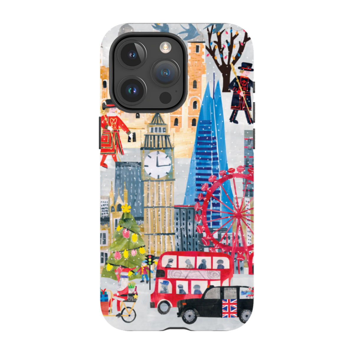 iPhone Tough Case - Christmas In London By Tracey English