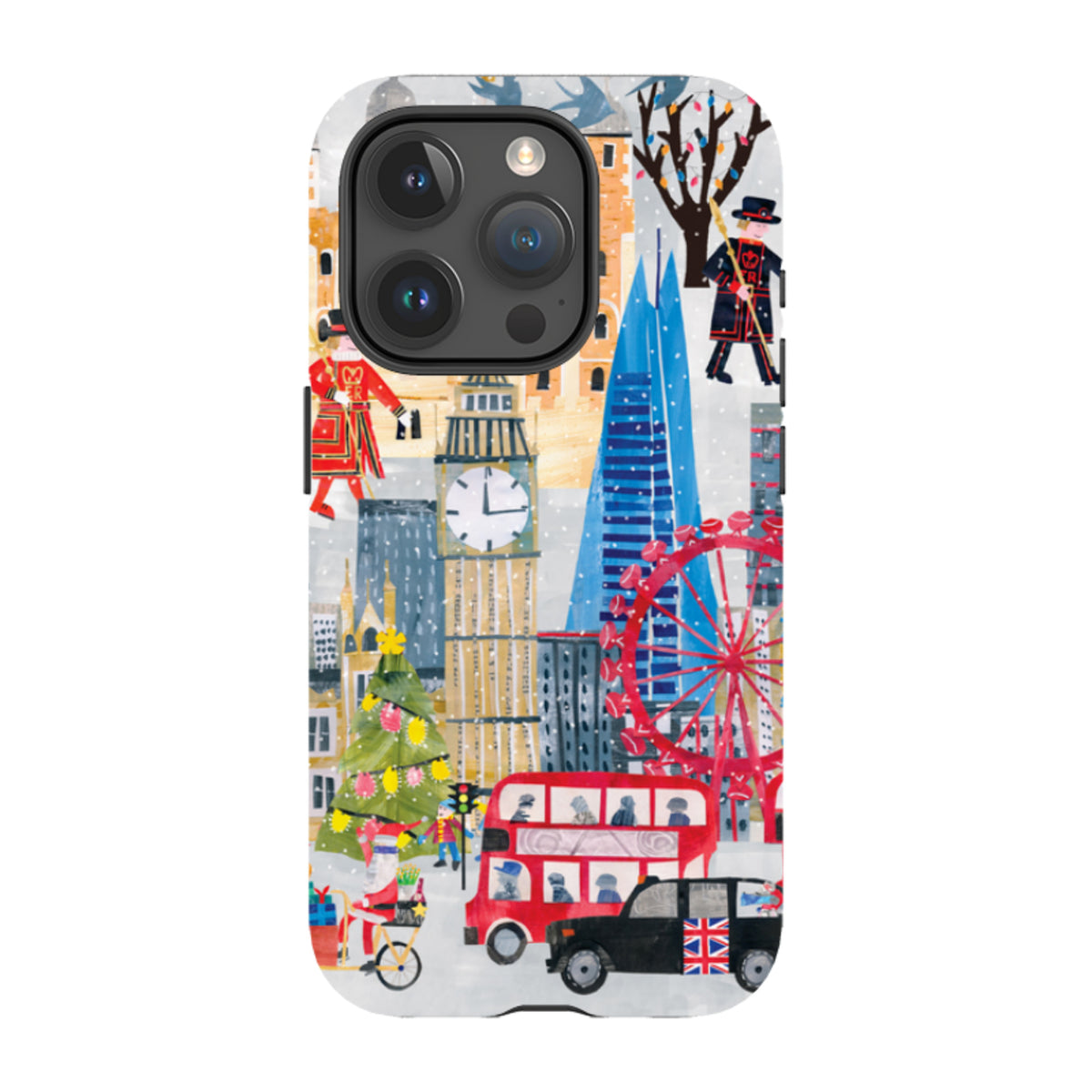 iPhone Tough Case - Christmas In London By Tracey English