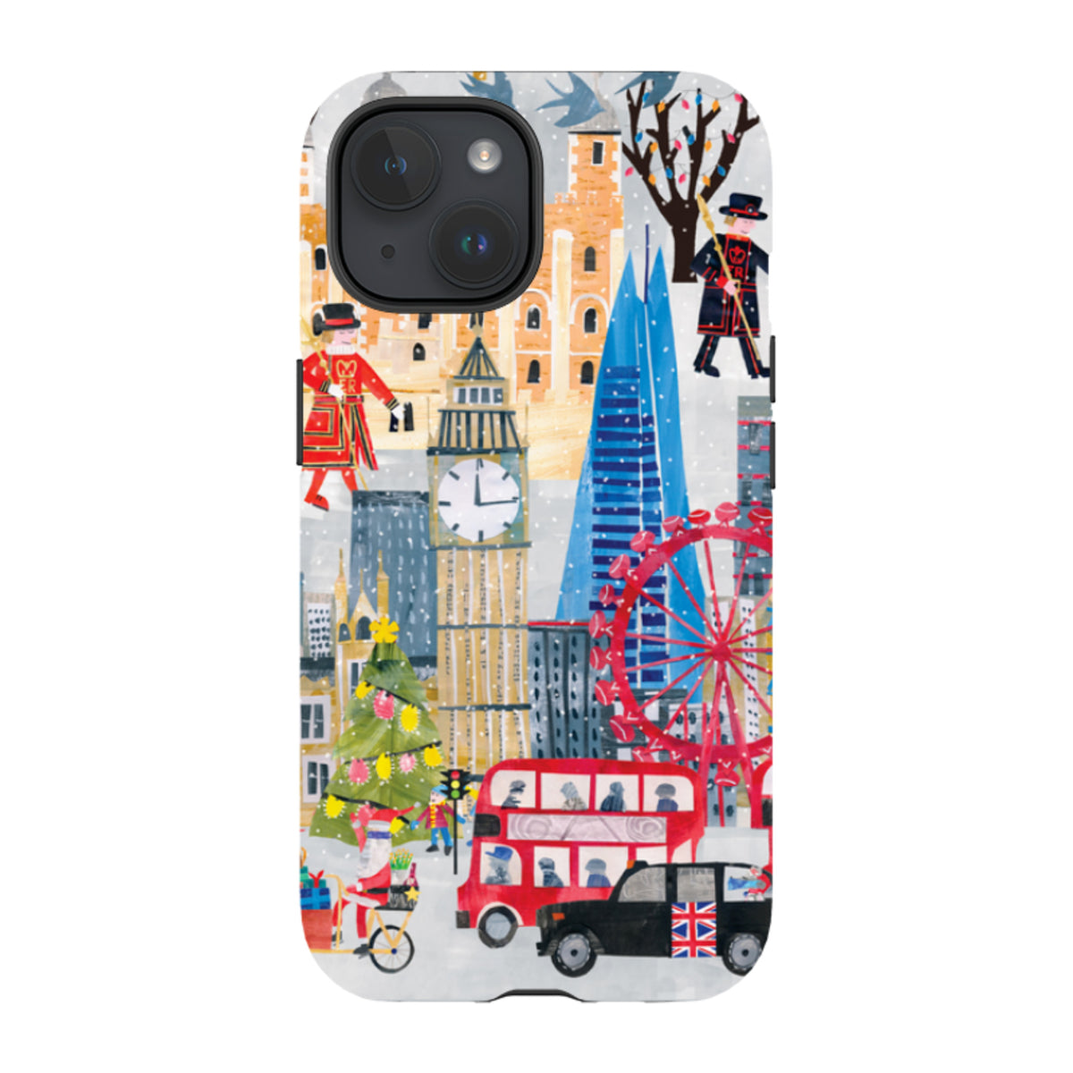 iPhone Tough Case - Christmas In London By Tracey English