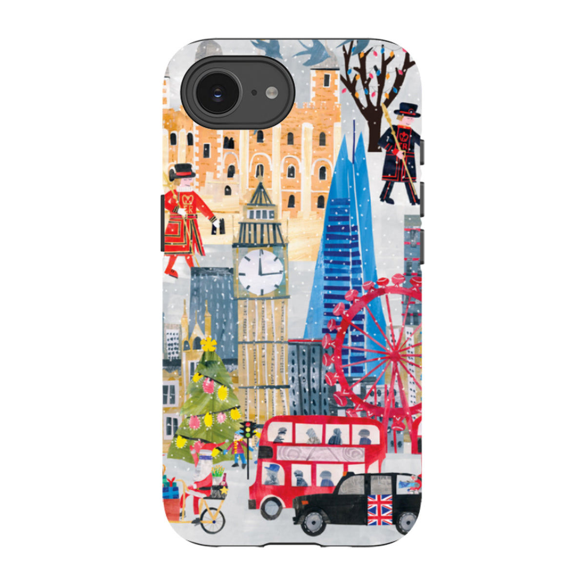 iPhone Tough Case - Christmas In London By Tracey English