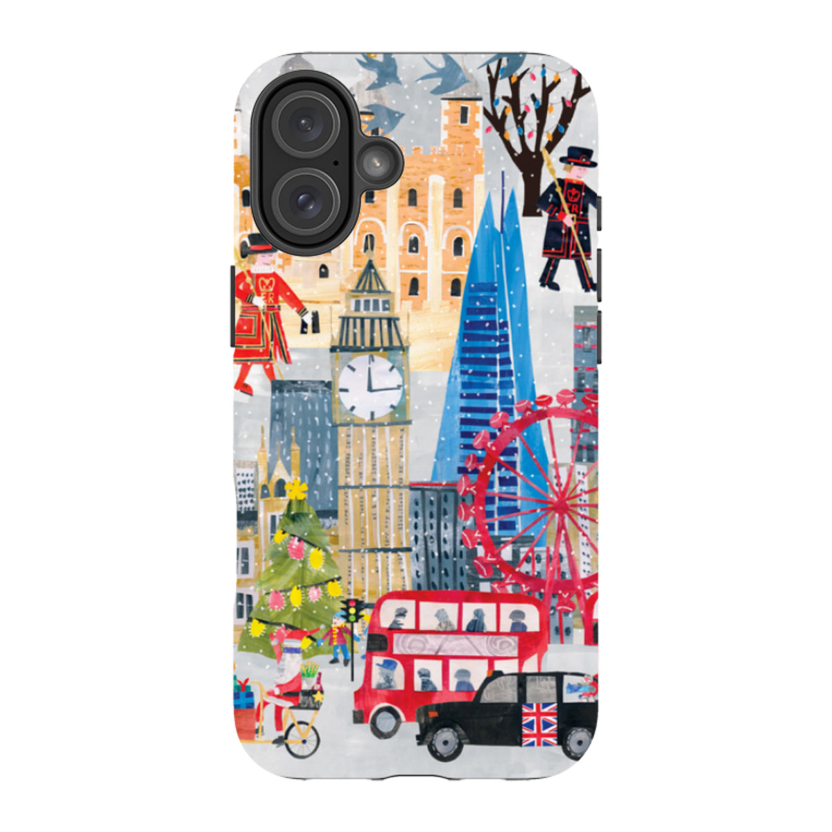 iPhone Tough Case - Christmas In London By Tracey English