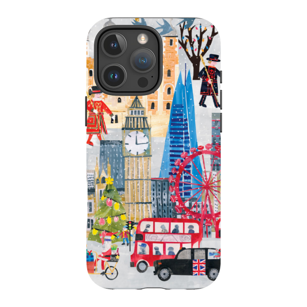 iPhone Tough Case - Christmas In London By Tracey English