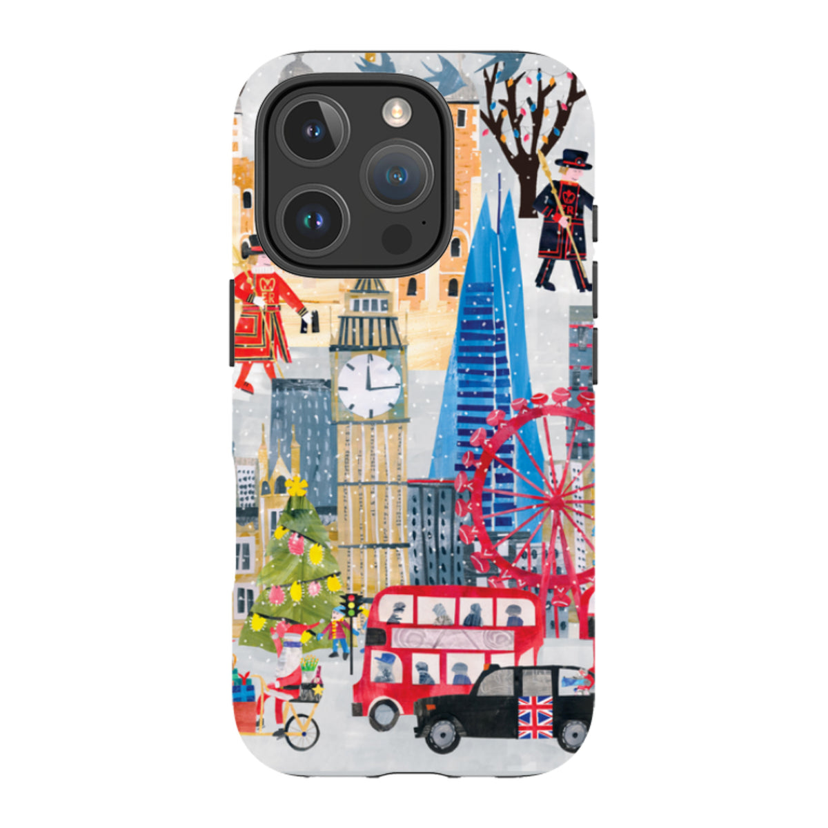 iPhone Tough Case - Christmas In London By Tracey English