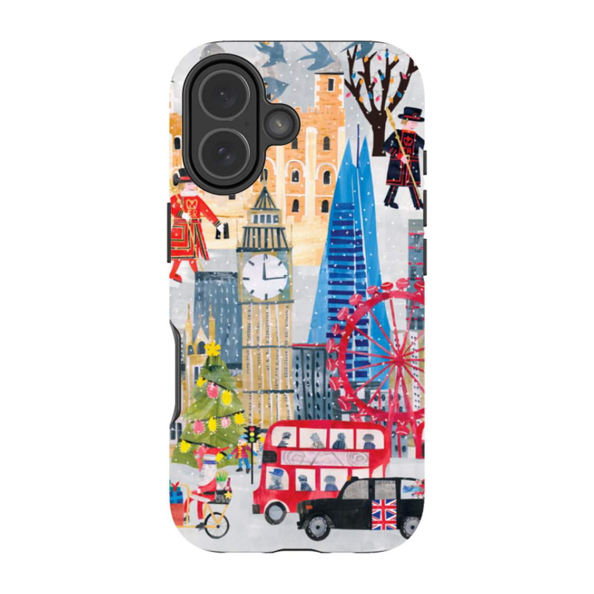 iPhone Tough Case - Christmas In London By Tracey English