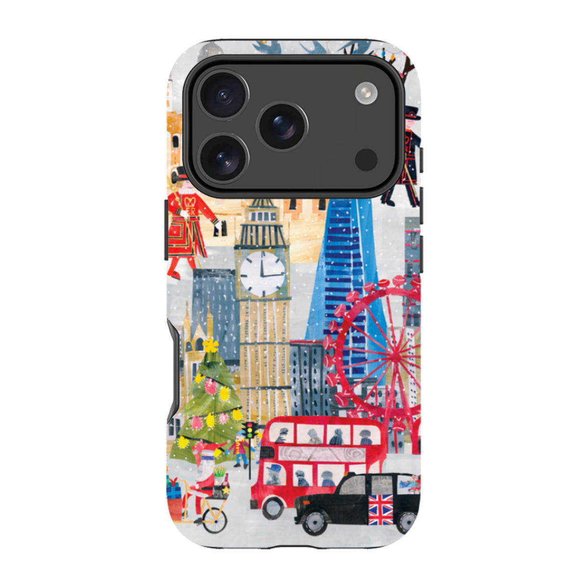 iPhone Tough Case - Christmas In London By Tracey English