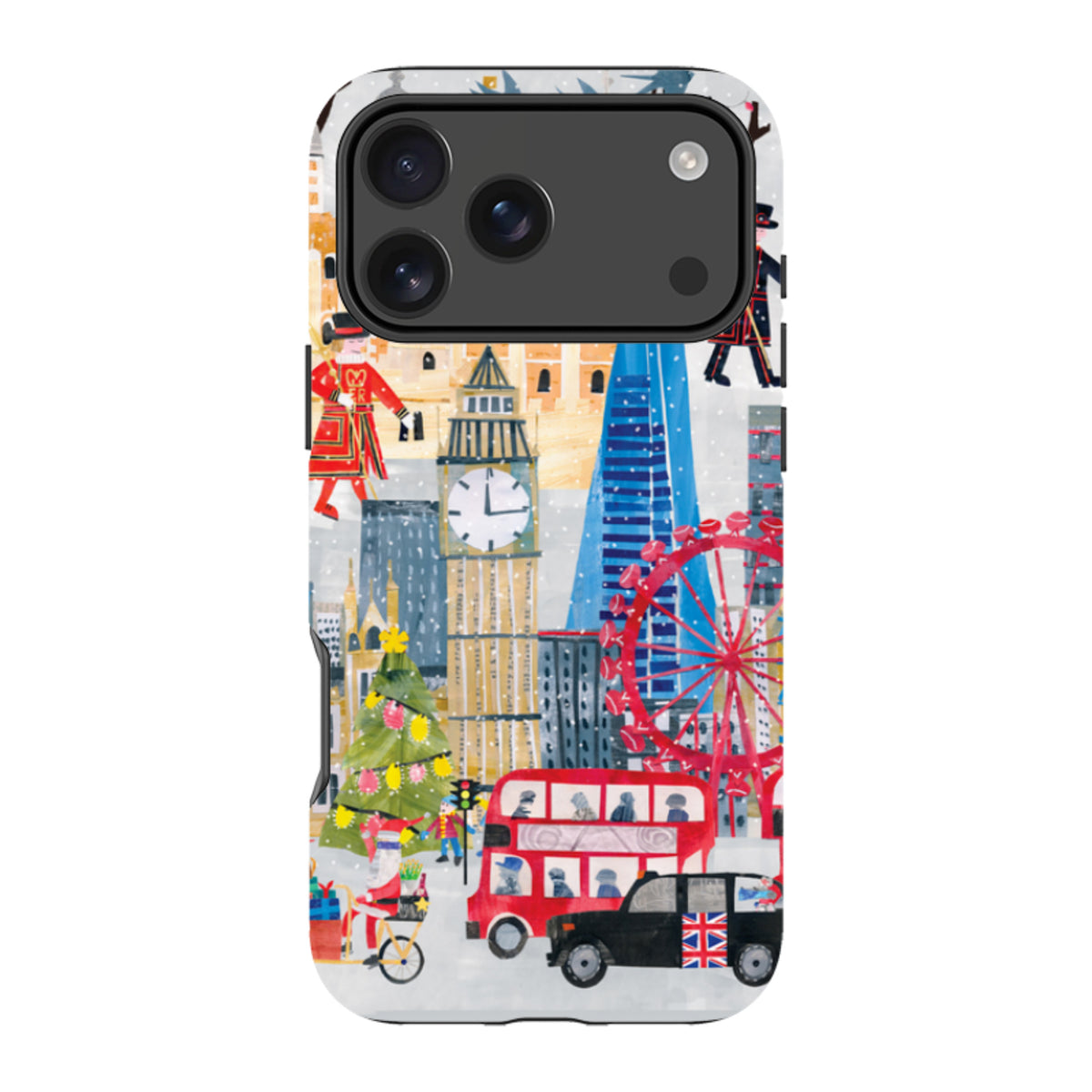 iPhone Tough Case - Christmas In London By Tracey English