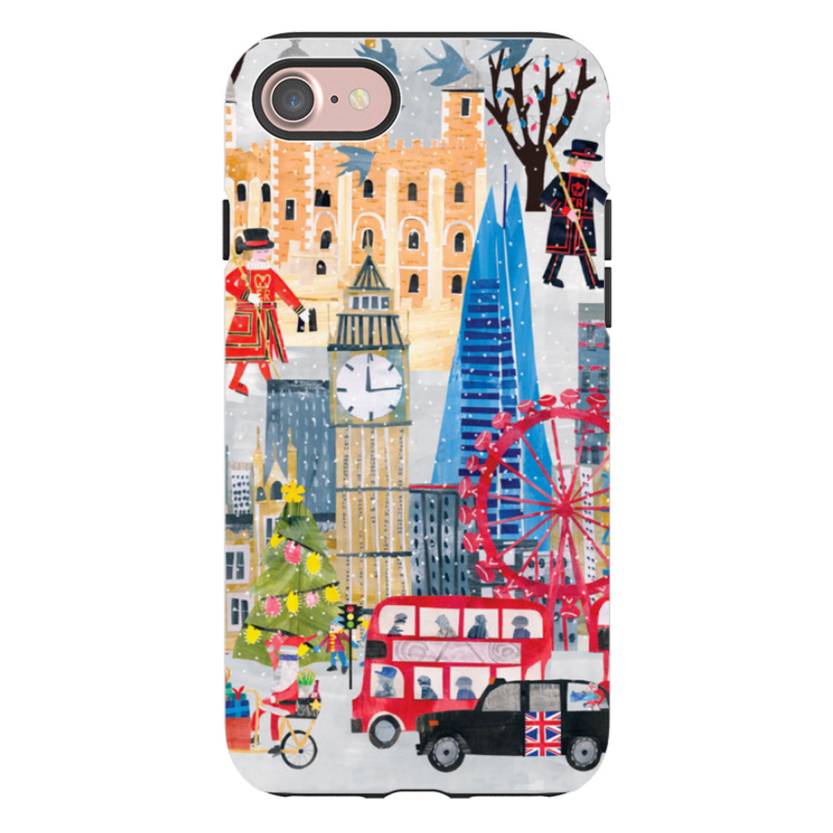 iPhone Tough Case - Christmas In London By Tracey English