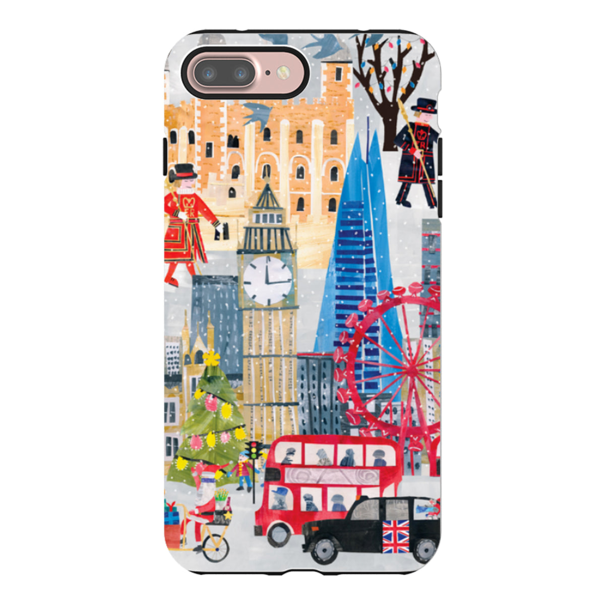 iPhone Tough Case - Christmas In London By Tracey English