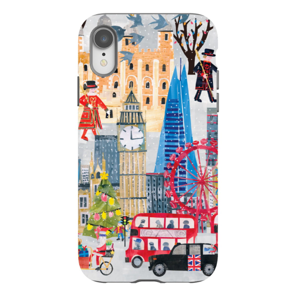 iPhone Tough Case - Christmas In London By Tracey English