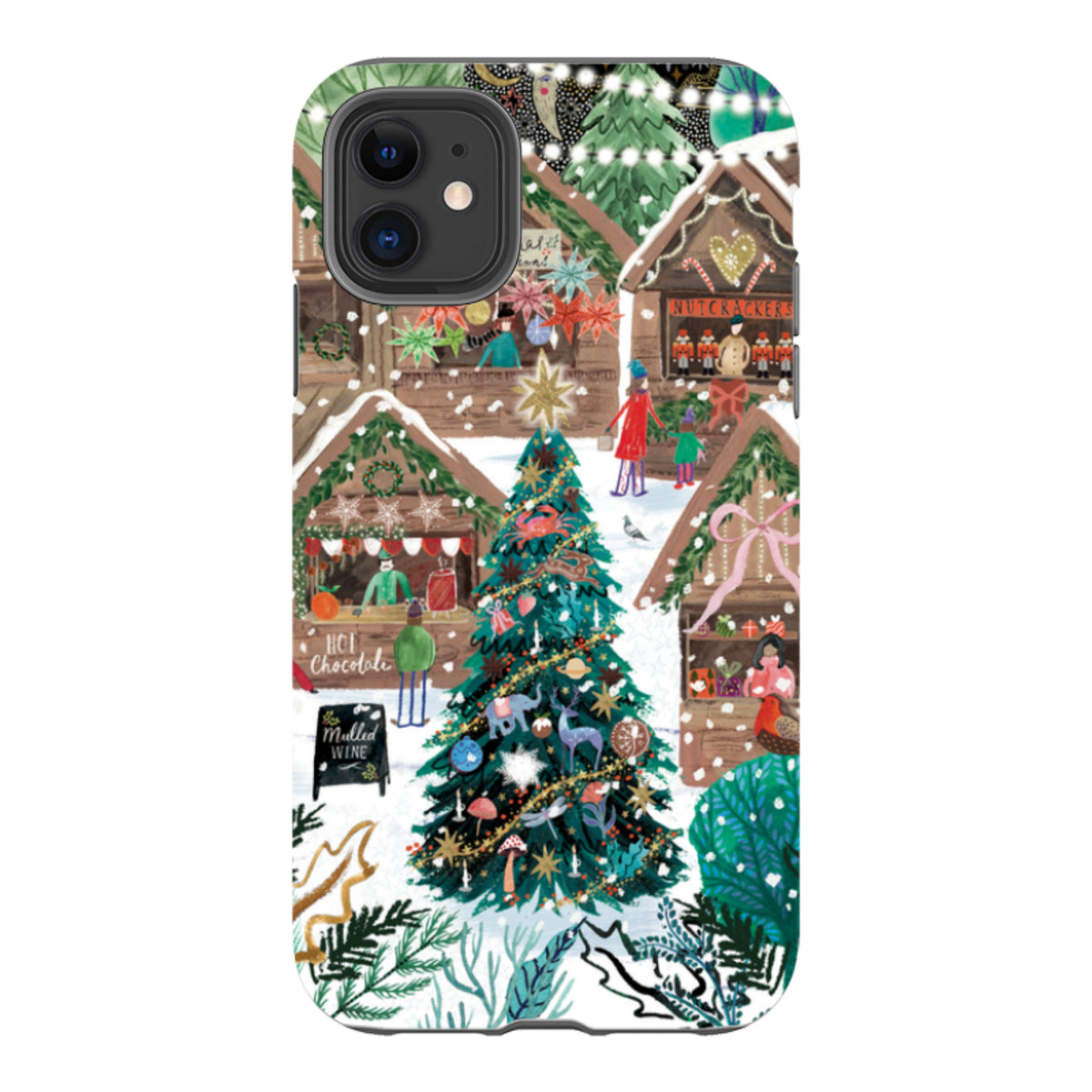 iPhone Tough Case - Christmas Market Magic By Emma Frances Grant