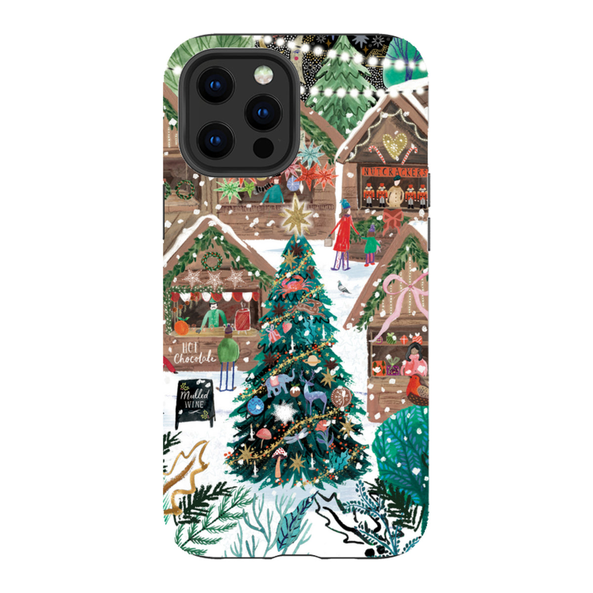 iPhone Tough Case - Christmas Market Magic By Emma Frances Grant