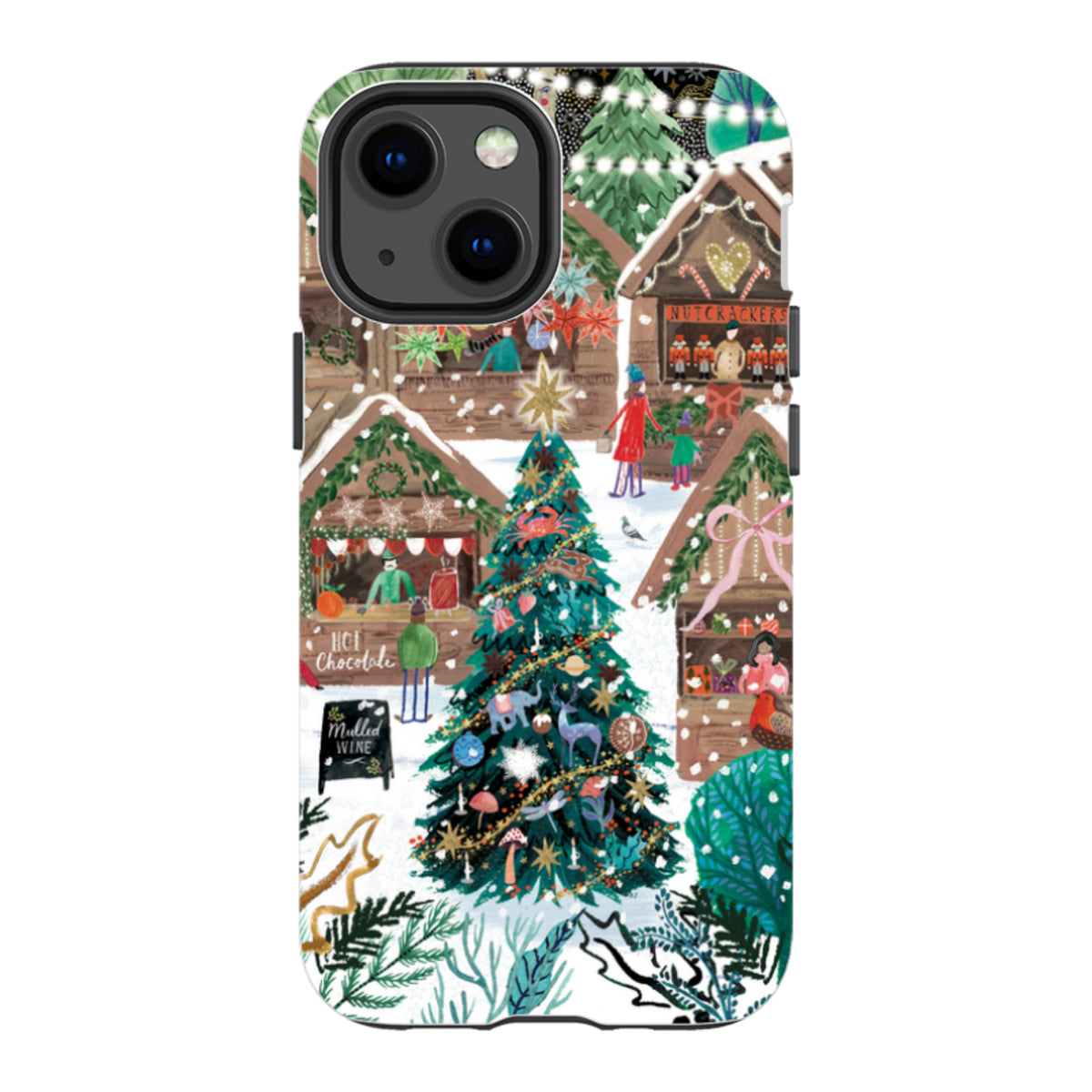 iPhone Tough Case - Christmas Market Magic By Emma Frances Grant