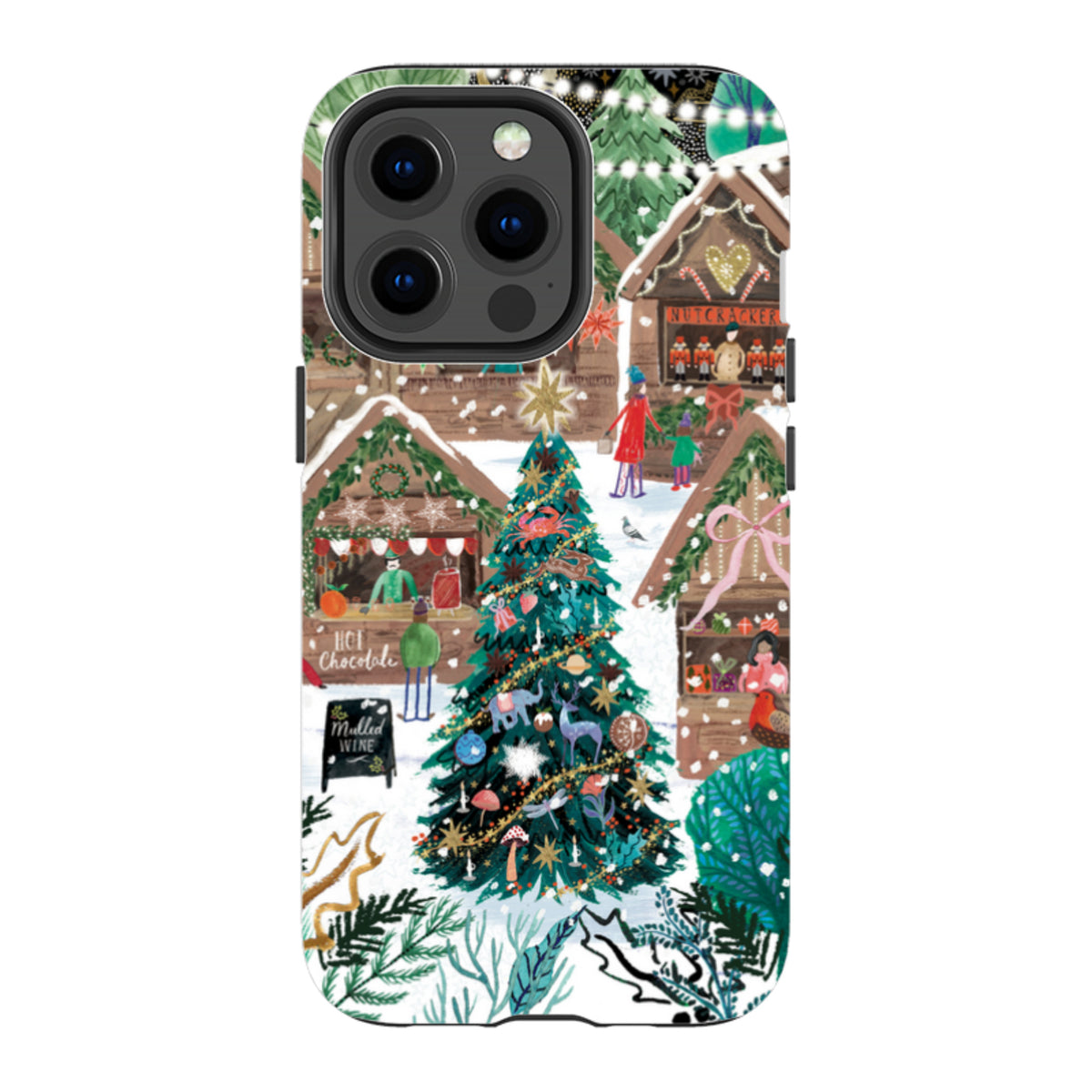iPhone Tough Case - Christmas Market Magic By Emma Frances Grant