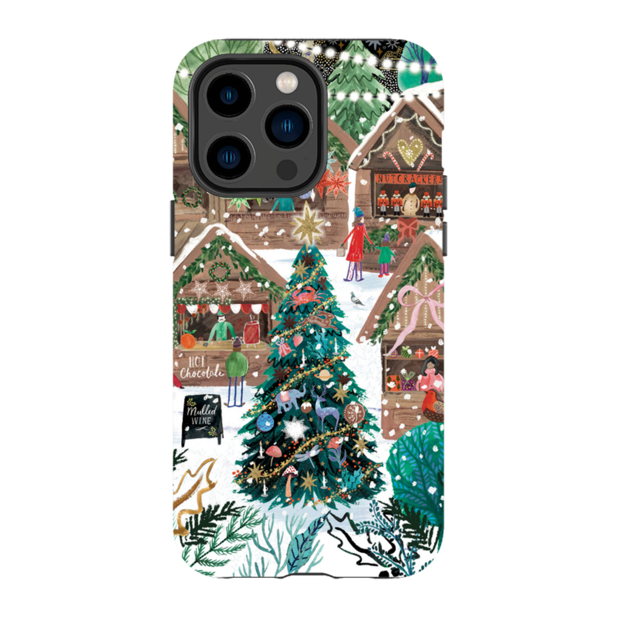 iPhone Tough Case - Christmas Market Magic By Emma Frances Grant