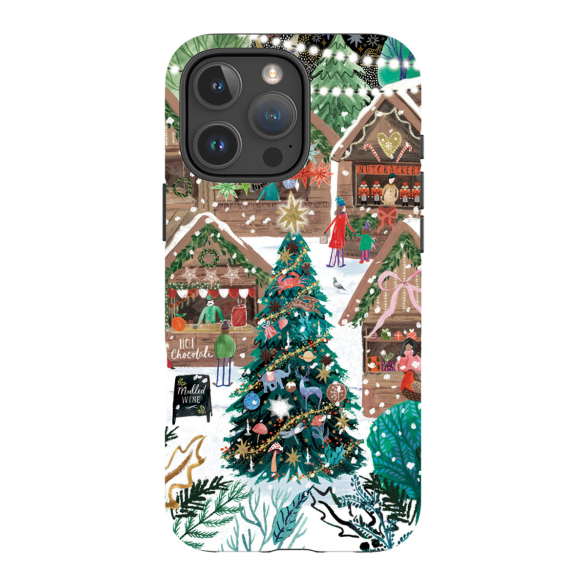 iPhone Tough Case - Christmas Market Magic By Emma Frances Grant
