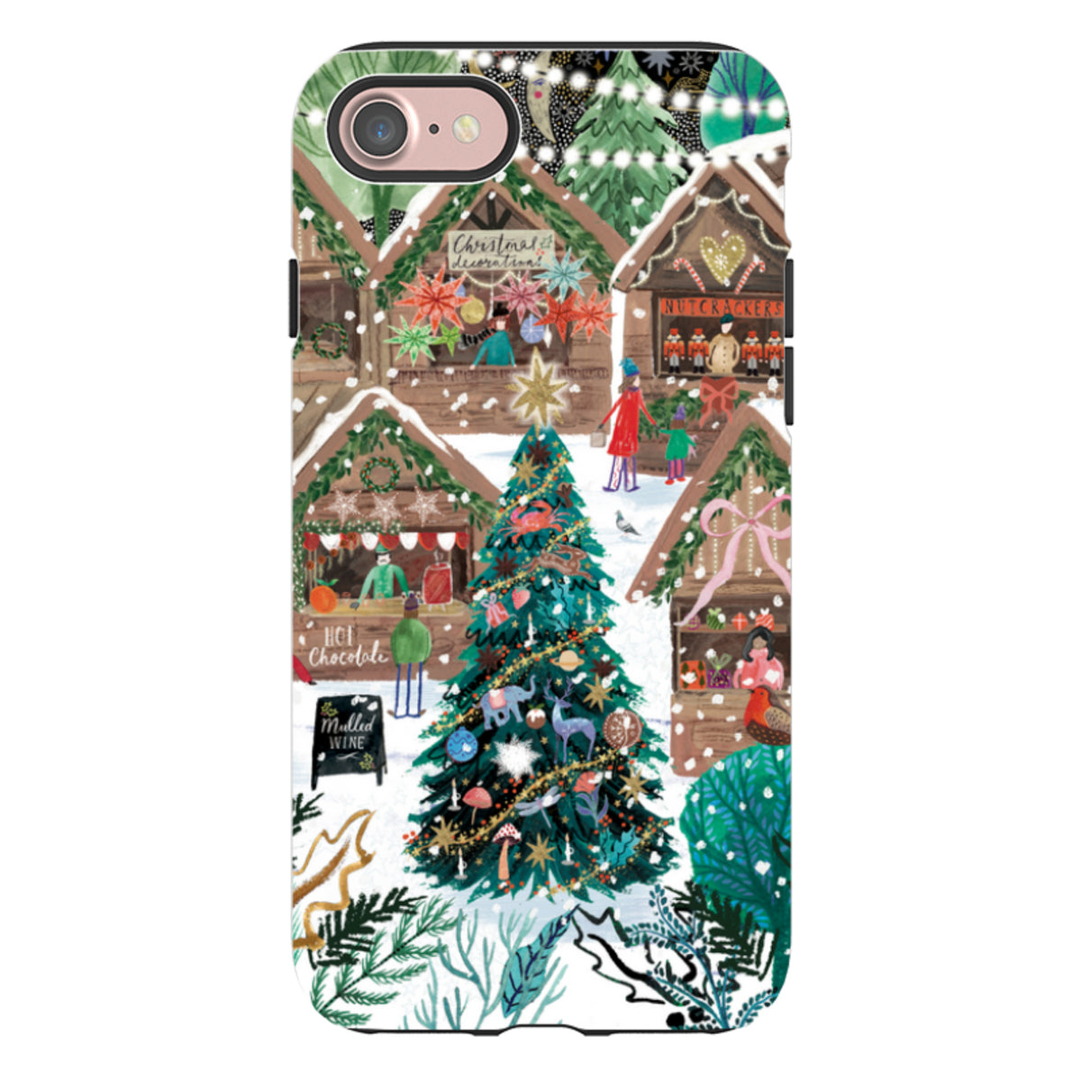 iPhone Tough Case - Christmas Market Magic By Emma Frances Grant