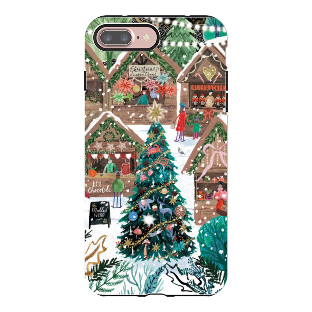iPhone Tough Case - Christmas Market Magic By Emma Frances Grant