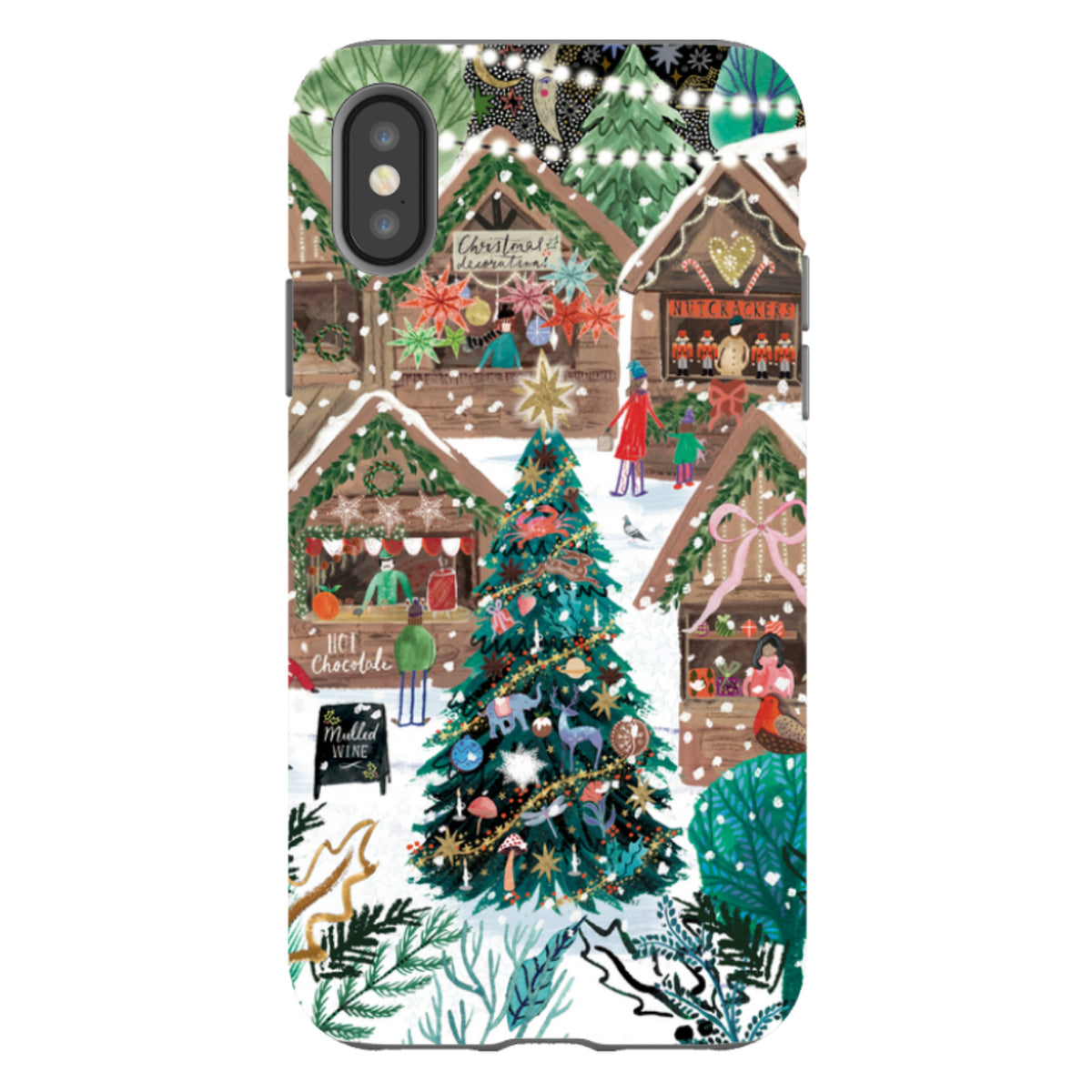 iPhone Tough Case - Christmas Market Magic By Emma Frances Grant