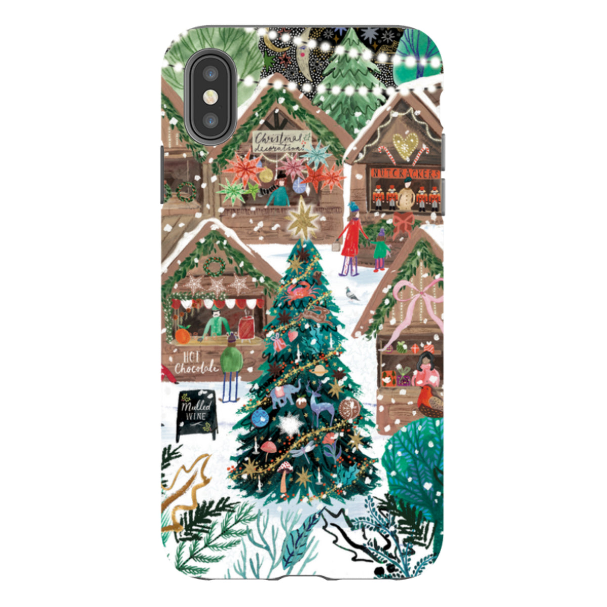 iPhone Tough Case - Christmas Market Magic By Emma Frances Grant