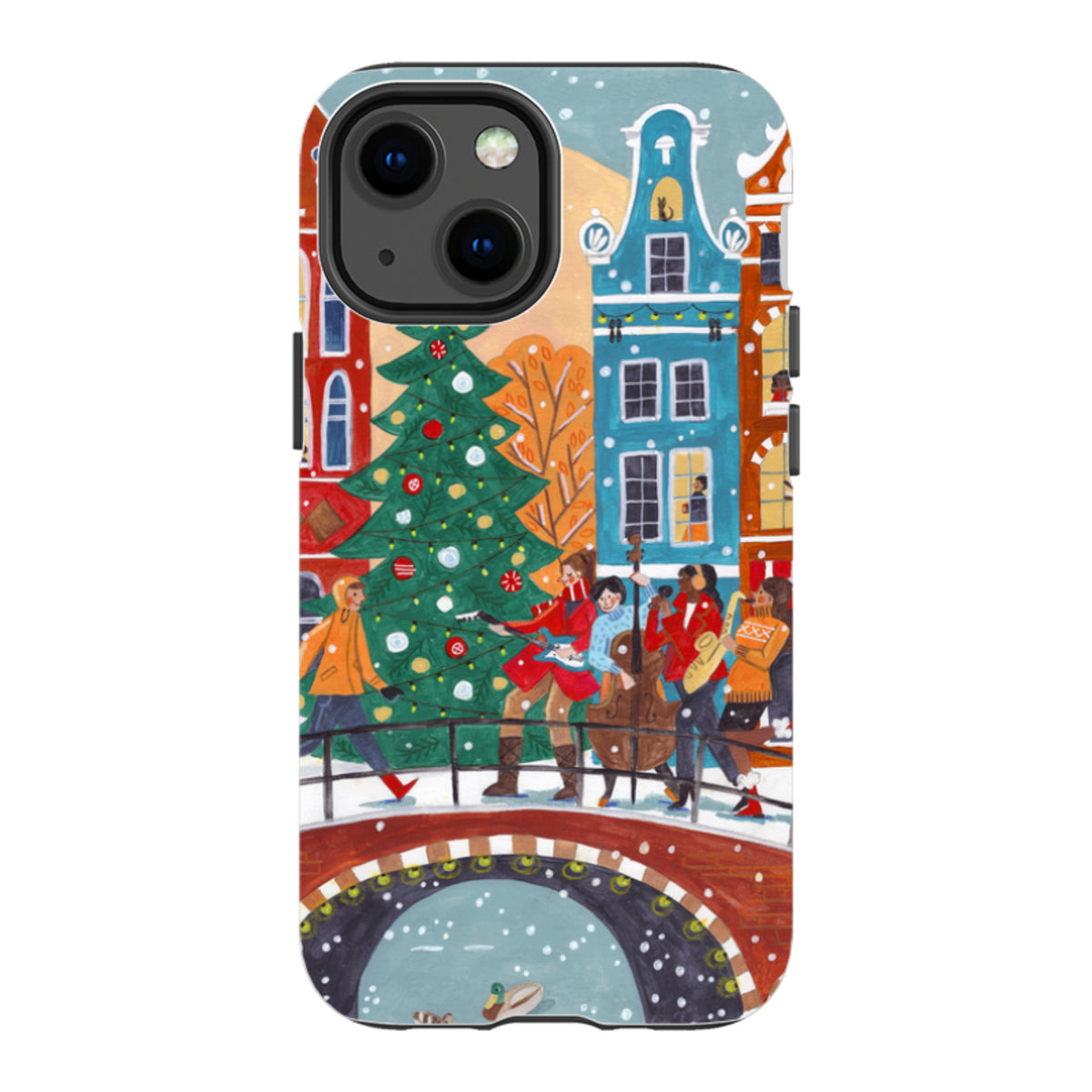 iPhone Tough Case - Christmas Music Amsterdam By Caroline Bonne Muller