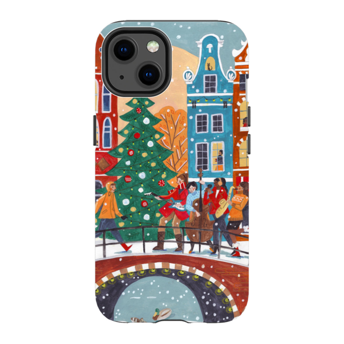 iPhone Tough Case - Christmas Music Amsterdam By Caroline Bonne Muller