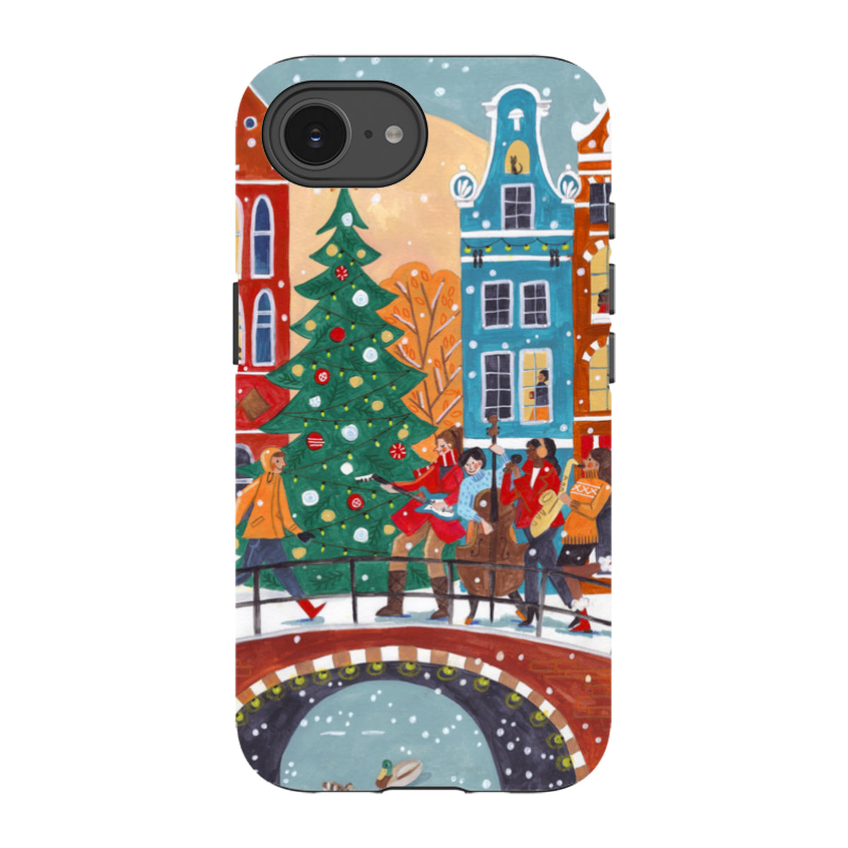 iPhone Tough Case - Christmas Music Amsterdam By Caroline Bonne Muller