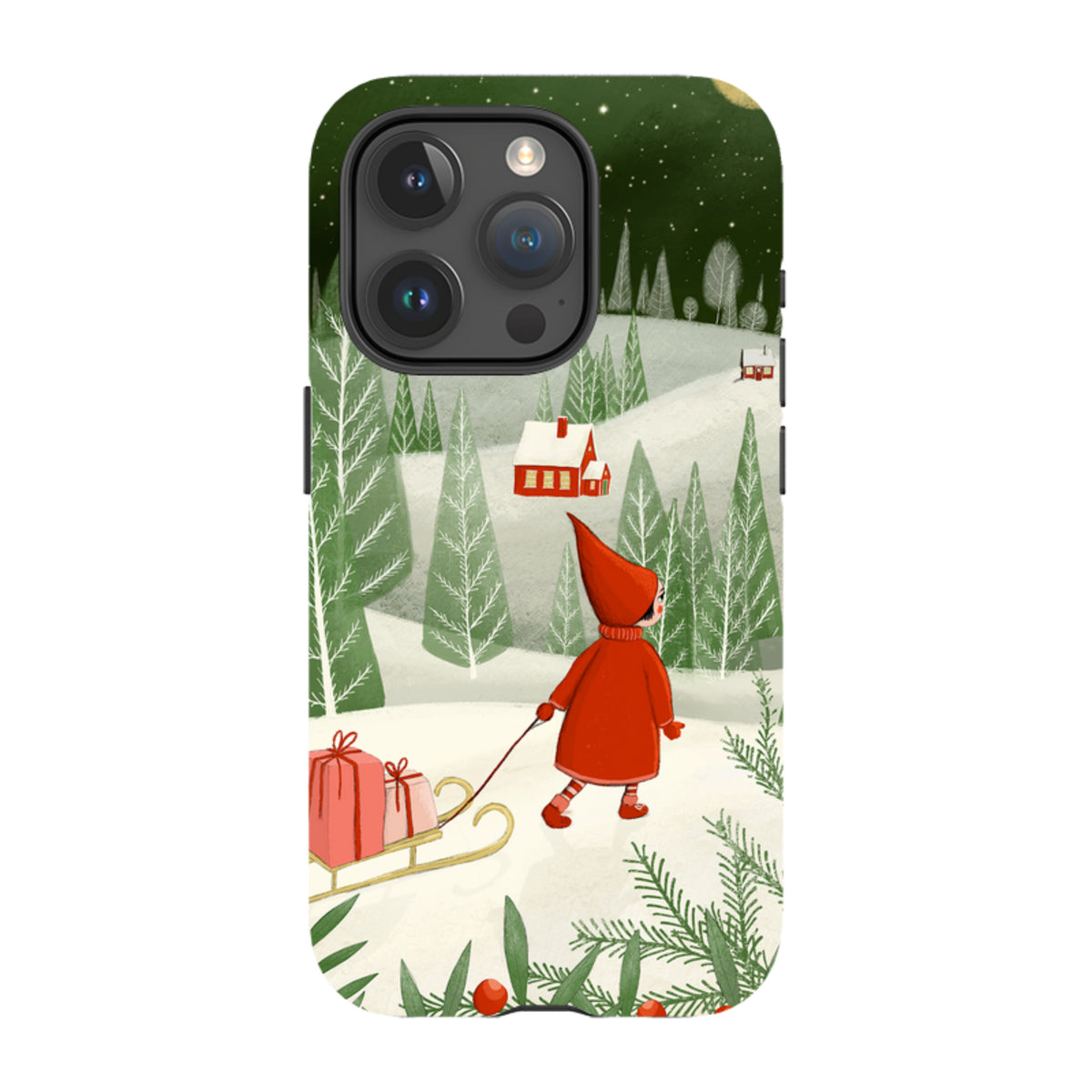 iPhone Tough Case - Christmas Night By Maja Lindberg
