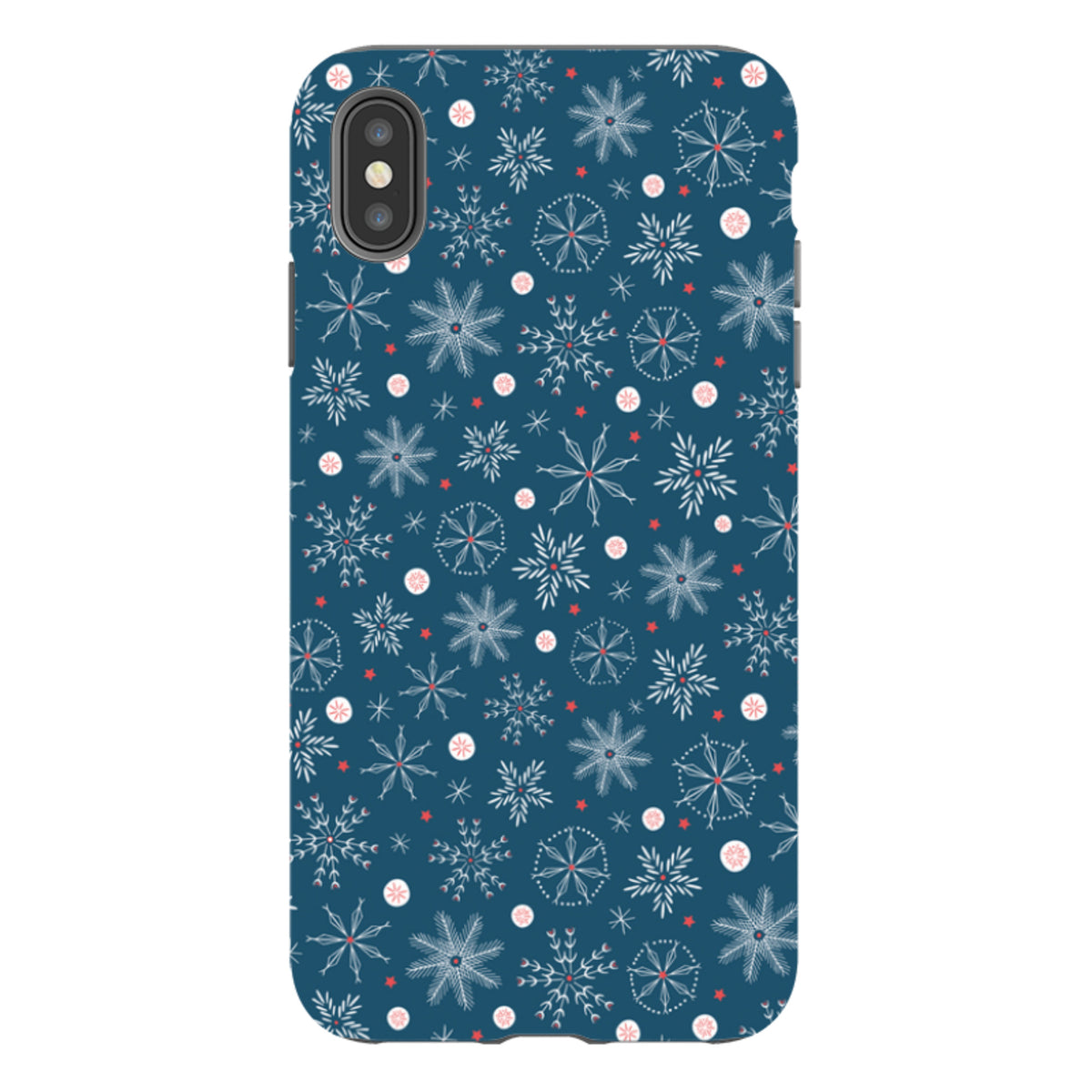 iPhone Tough Case - Christmas Snowflakes By Ali Brookes